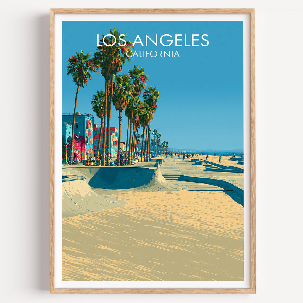Venice Beach Boardwalk Los Angeles California