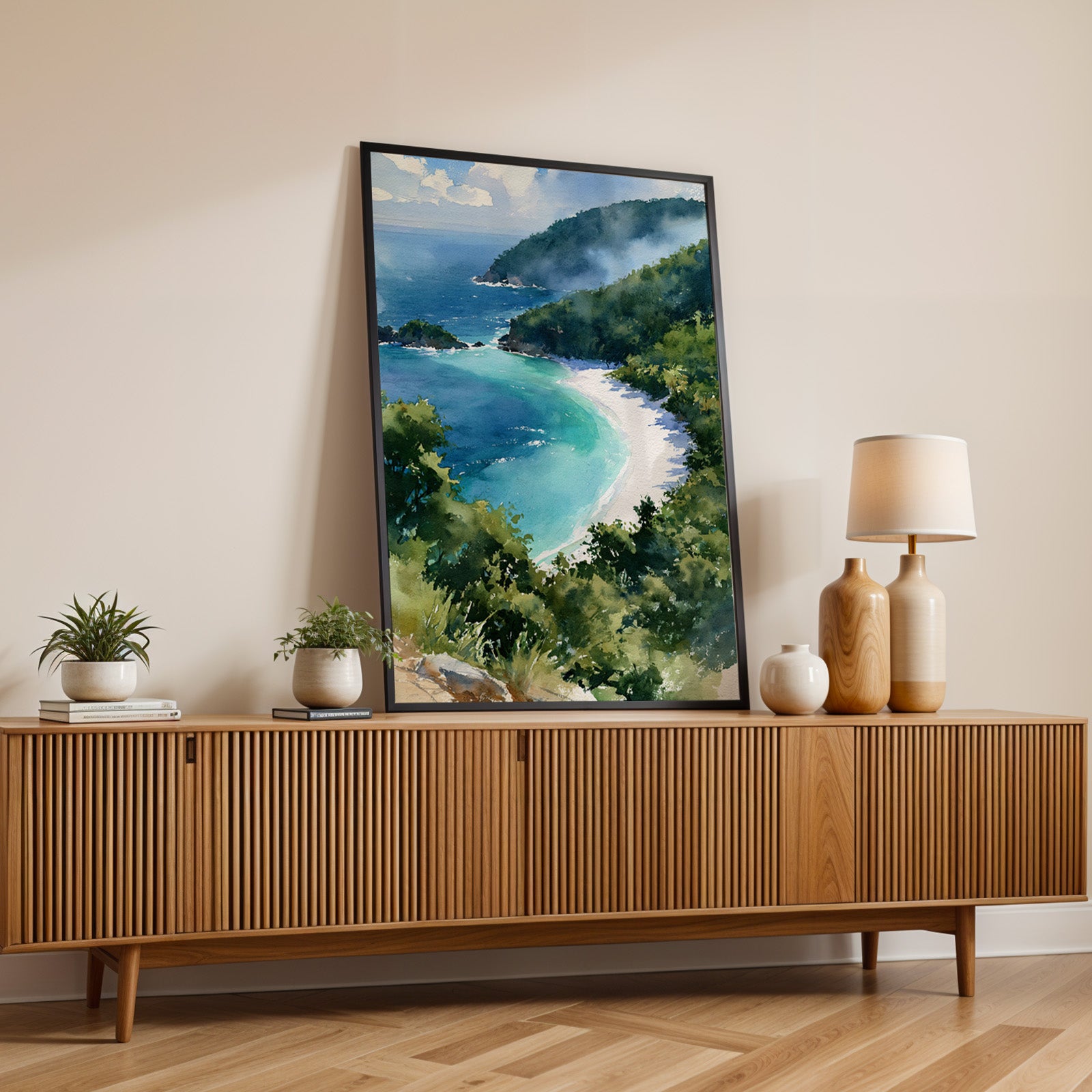 Virgin Islands National Park Watercolor Art