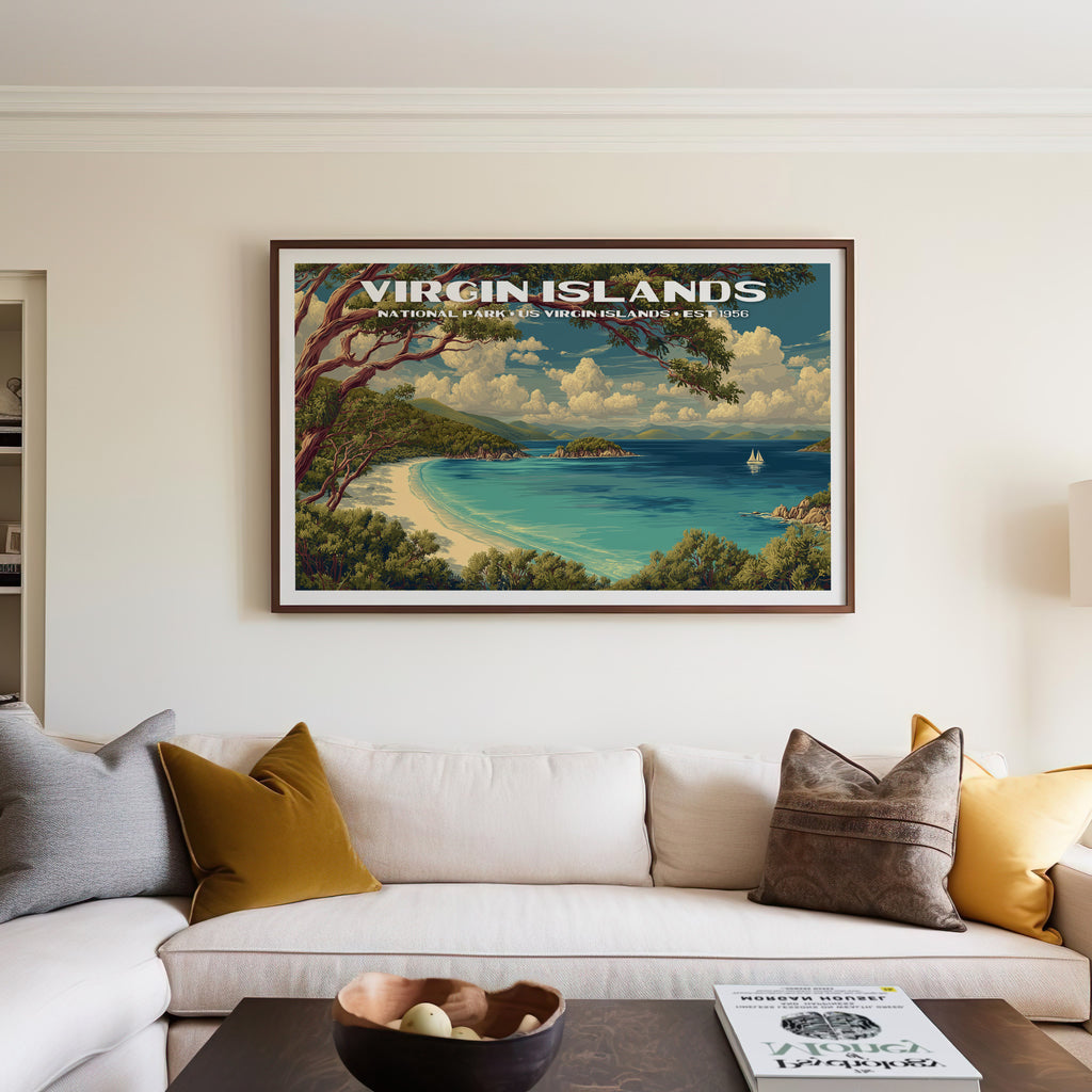 Virgin Islands National Park Horizontal Vintage Art