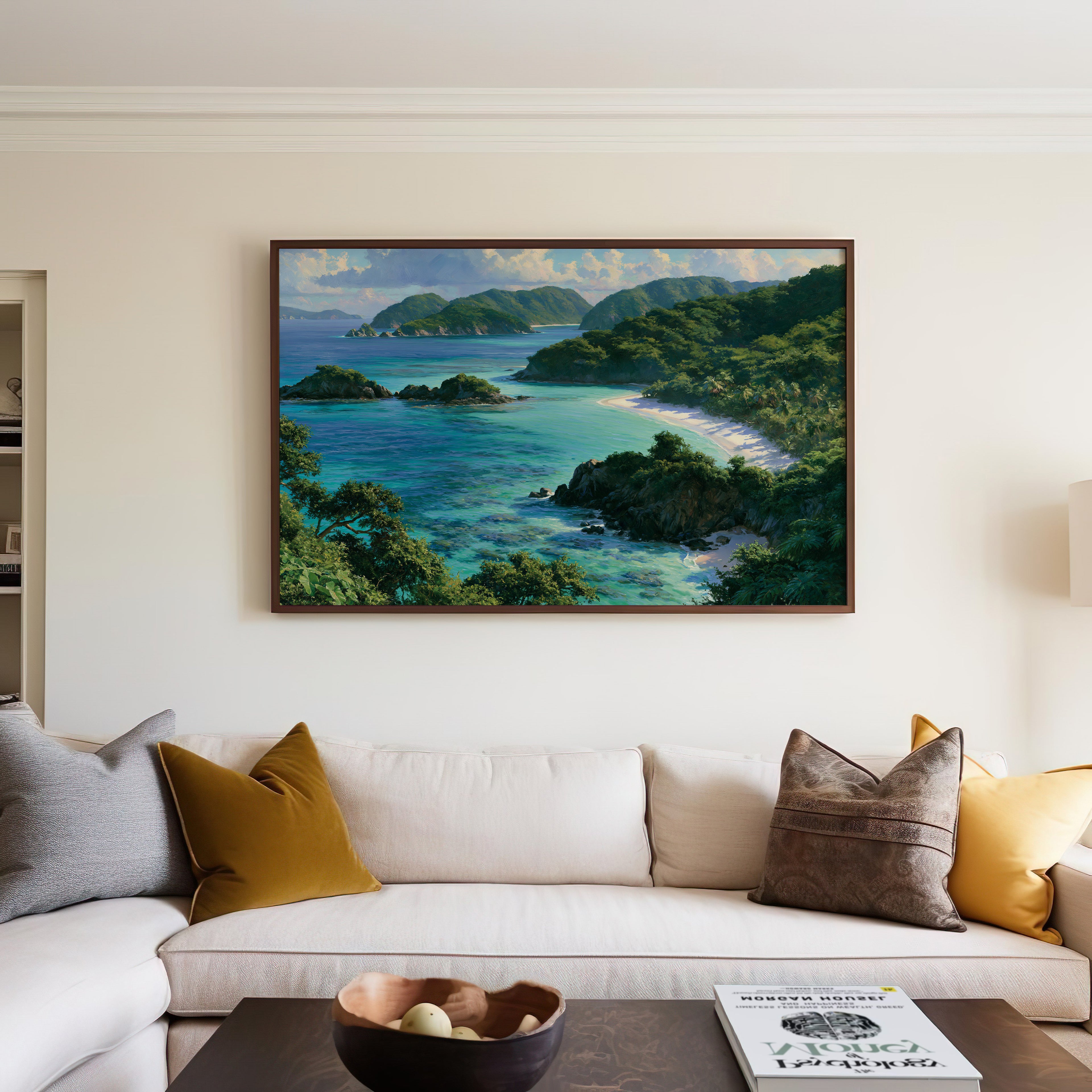 Virgin Islands National Park Classical Oil Painting