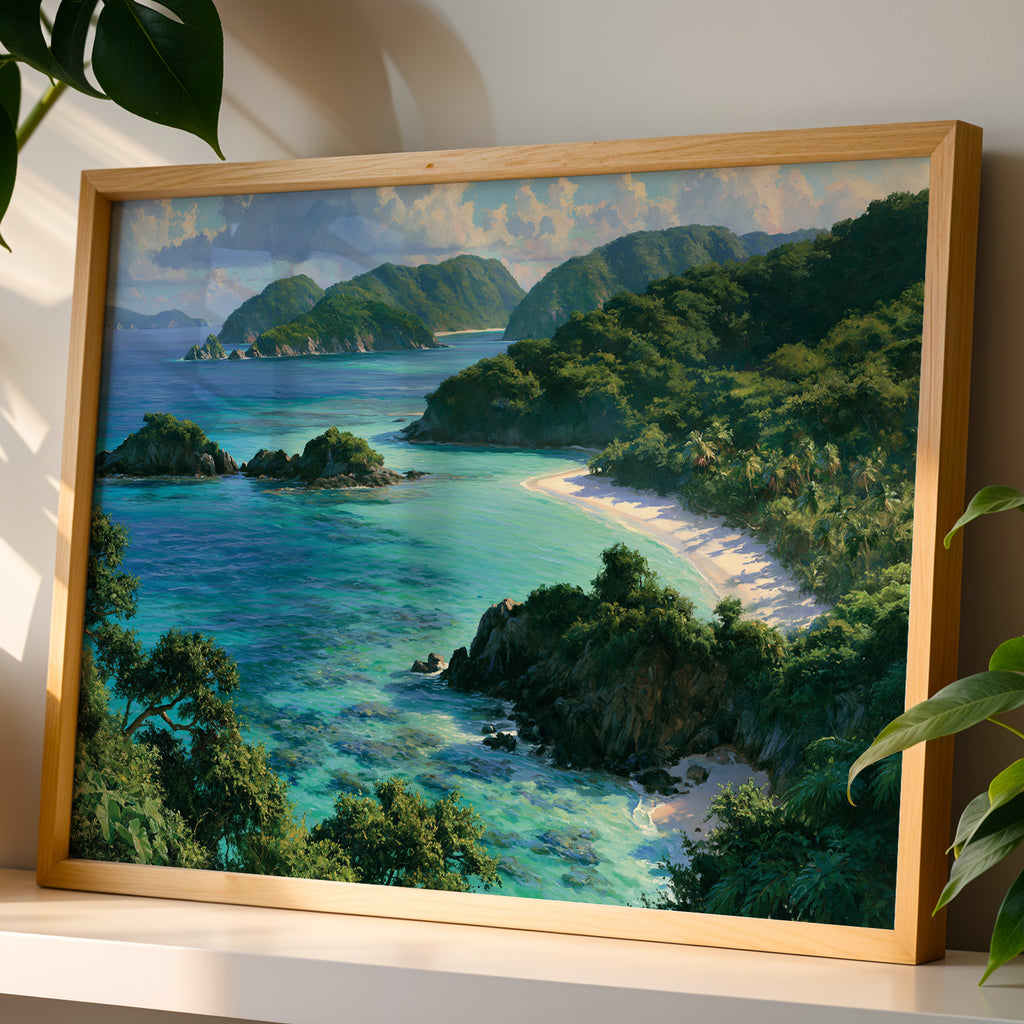 Virgin Islands National Park Classical Oil Painting