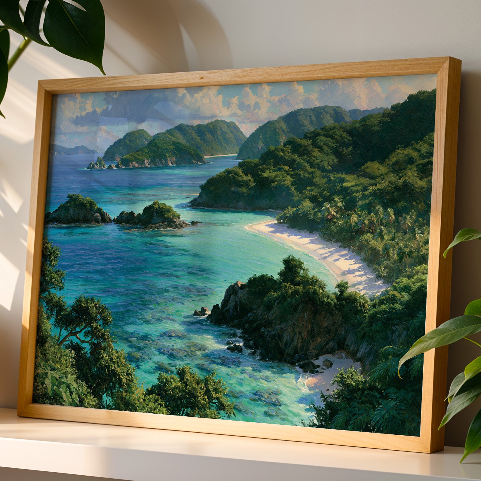 Virgin Islands National Park Classical Oil Painting