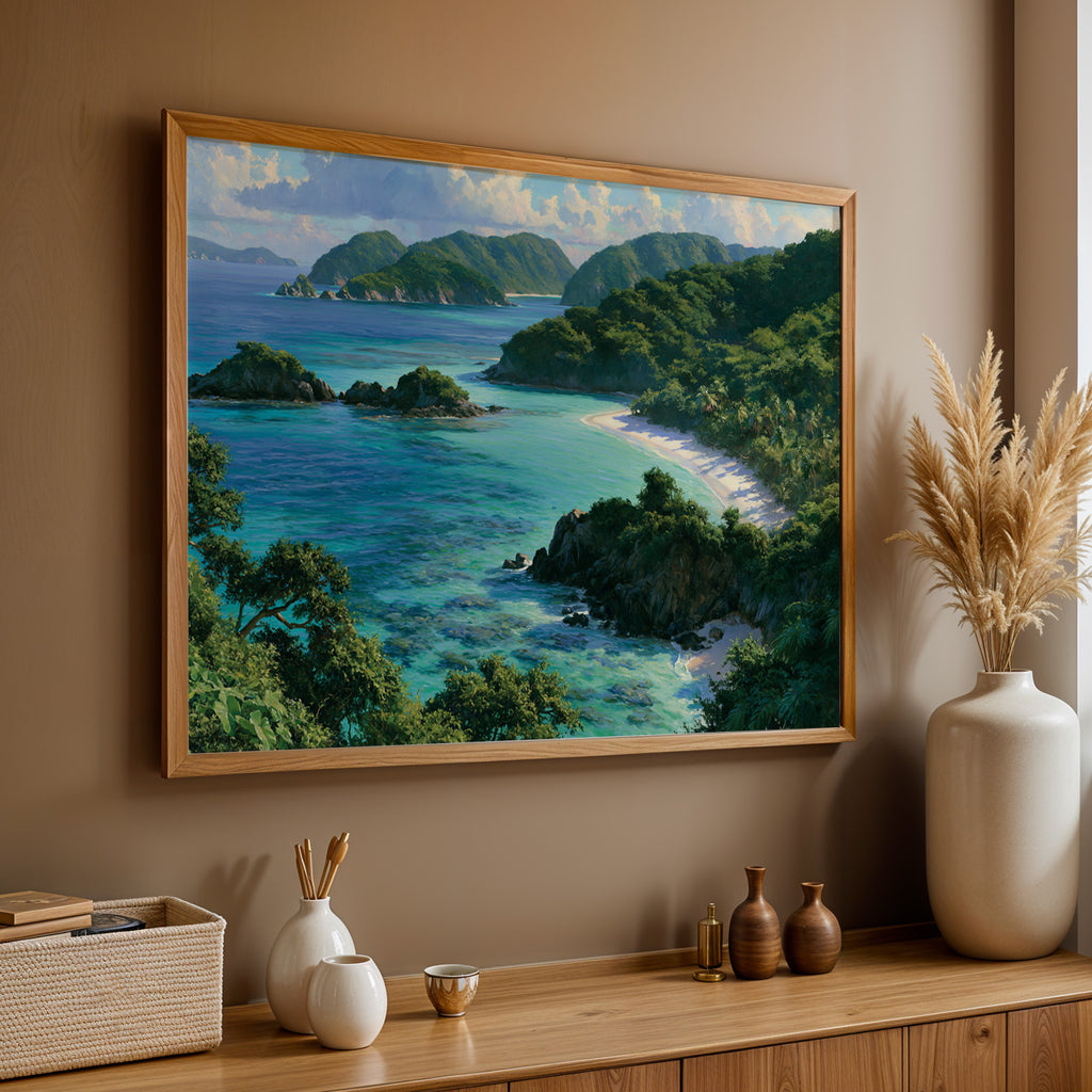 Virgin Islands National Park Classical Oil Painting