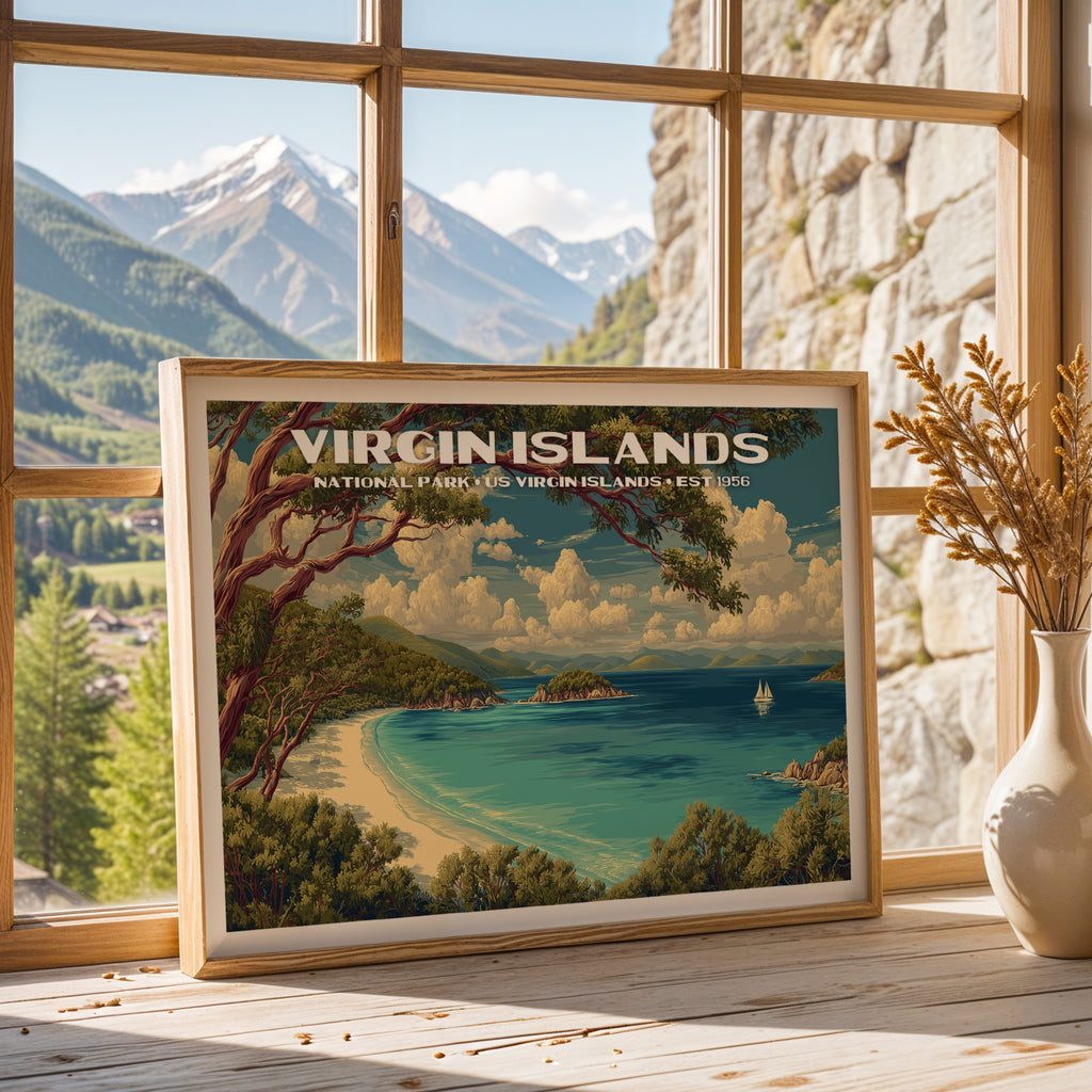 Virgin Islands National Park Horizontal Vintage Art