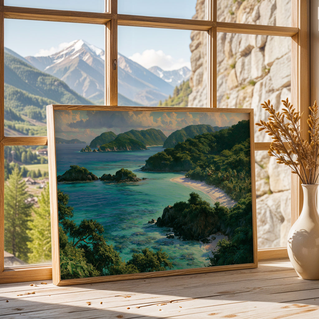 Virgin Islands National Park Classical Oil Painting