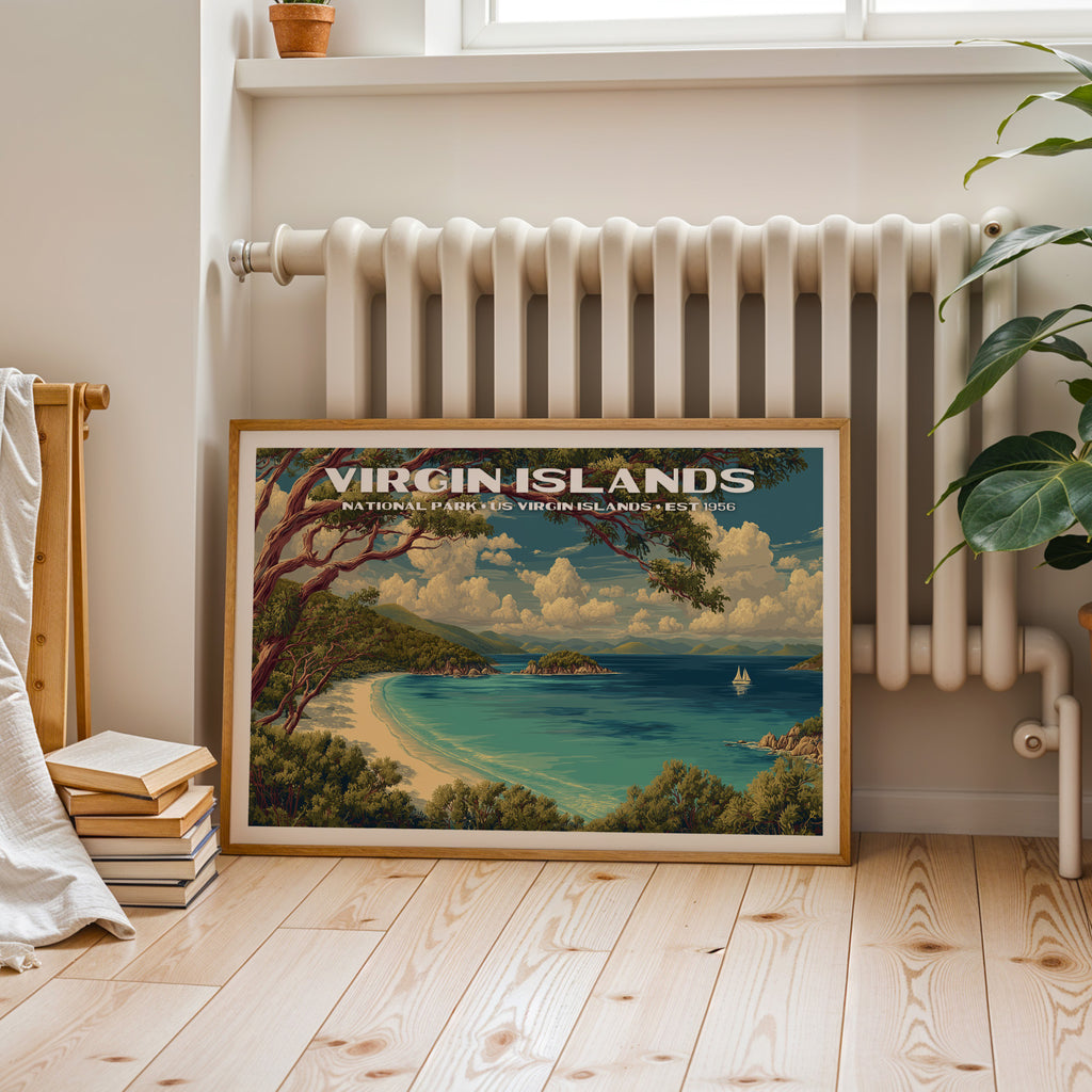 Virgin Islands National Park Horizontal Vintage Art