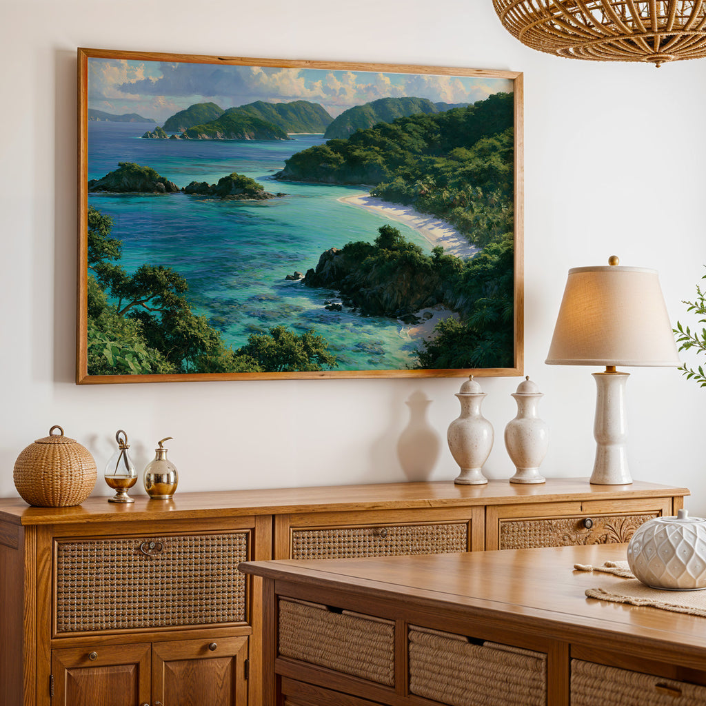 Virgin Islands National Park Classical Oil Painting