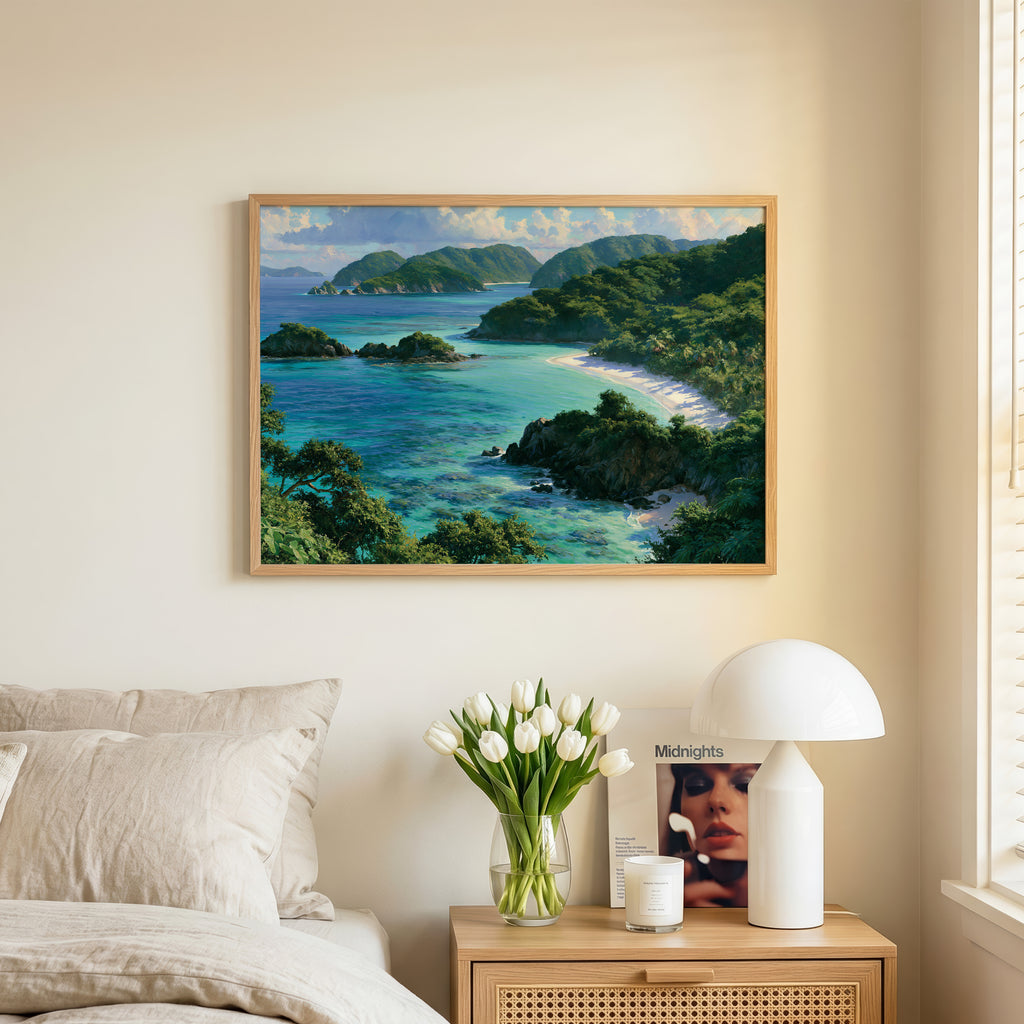 Virgin Islands National Park Classical Oil Painting