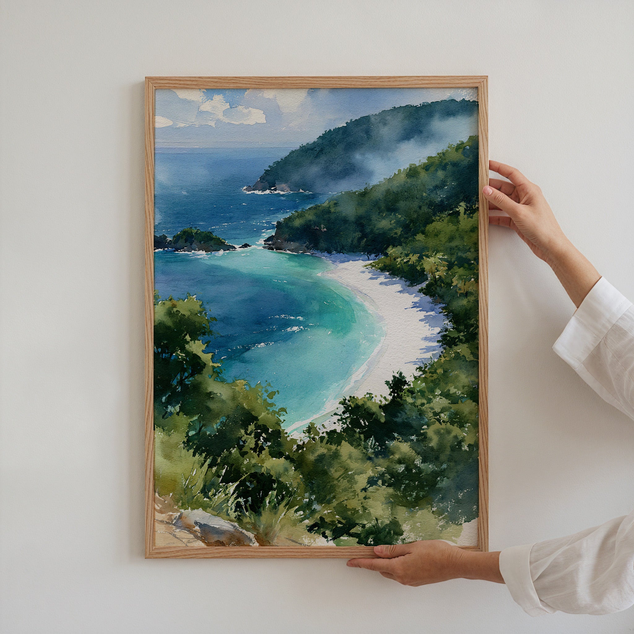 Virgin Islands National Park Watercolor Art