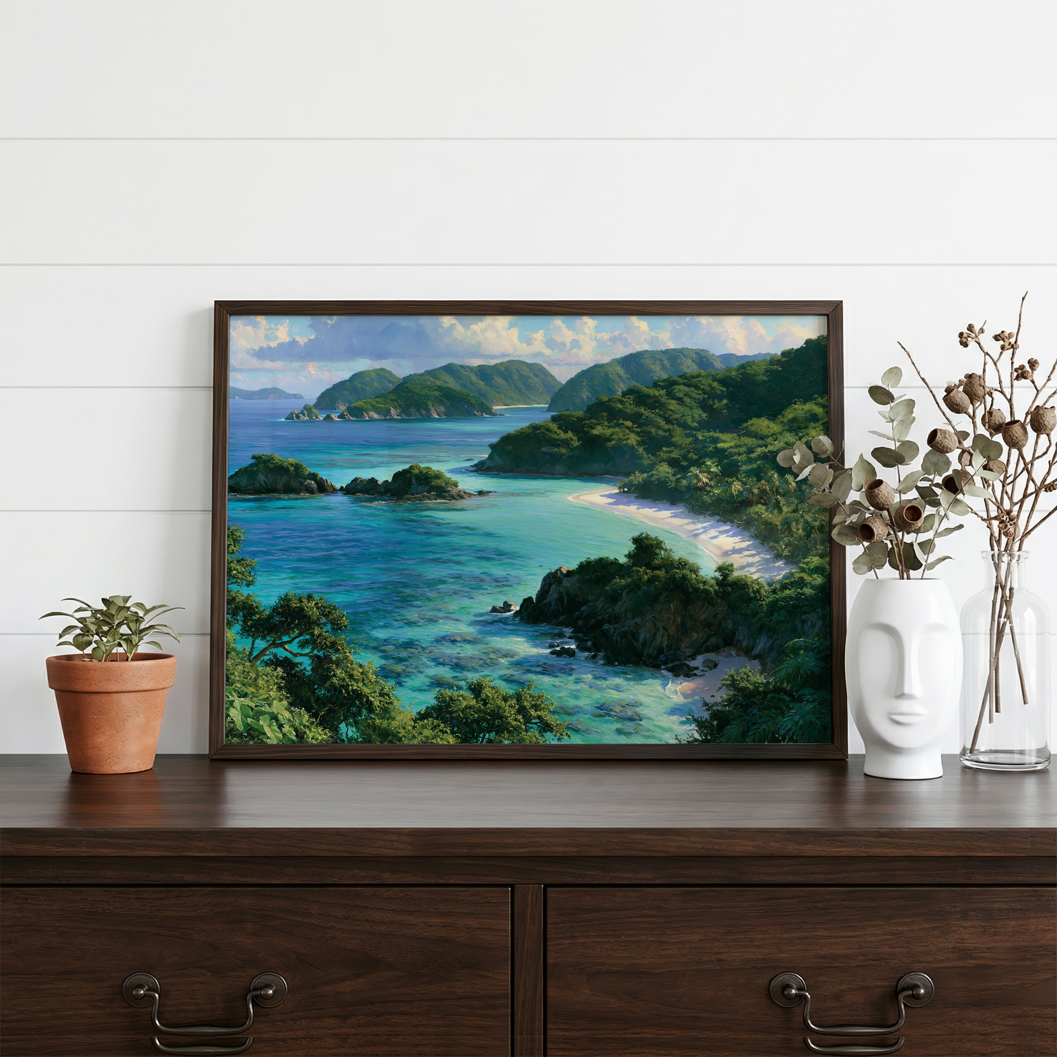 Virgin Islands National Park Classical Oil Painting