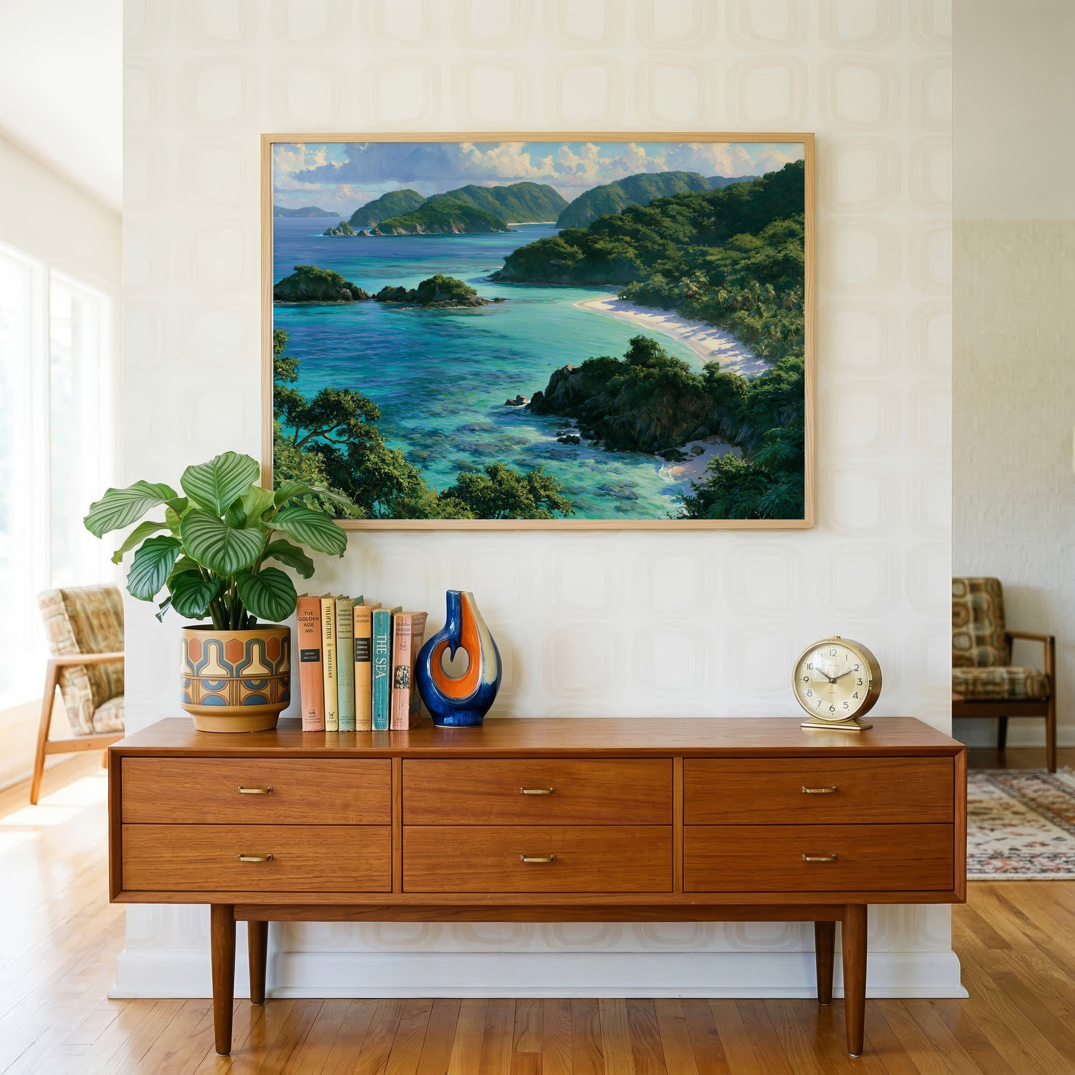 Virgin Islands National Park Classical Oil Painting