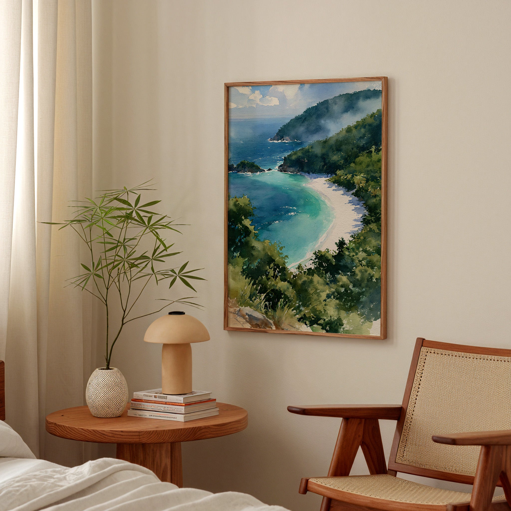Virgin Islands National Park Watercolor Art