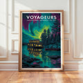 Retro Voyageurs National Park Print