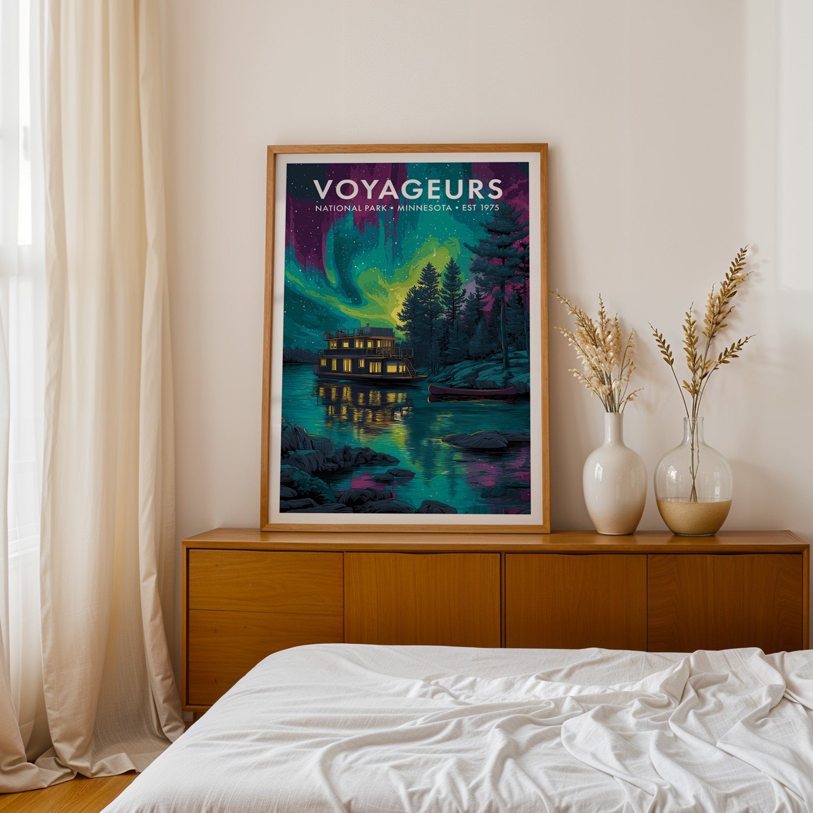 Retro Voyageurs National Park Print
