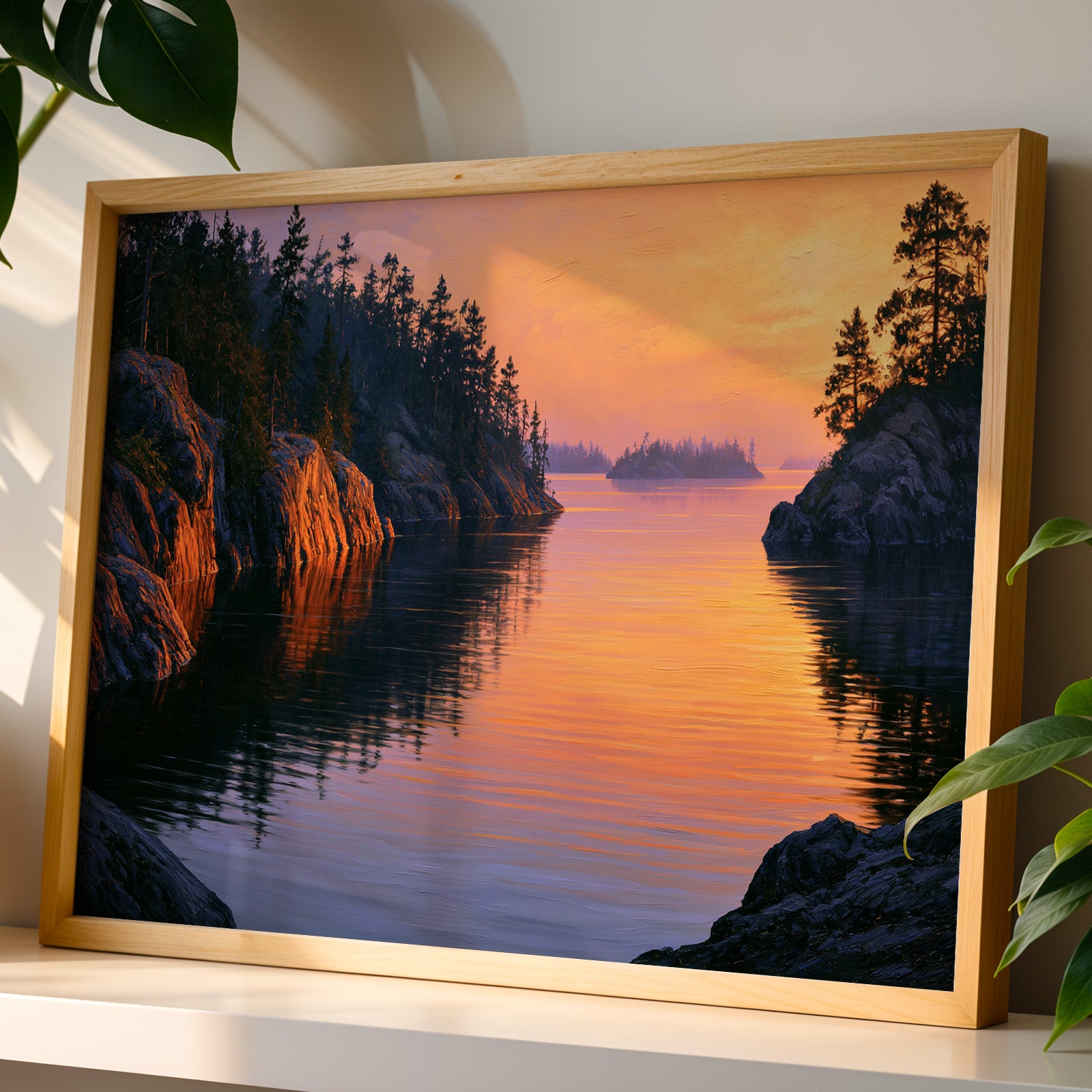 Voyageurs National Park Classical Oil Painting