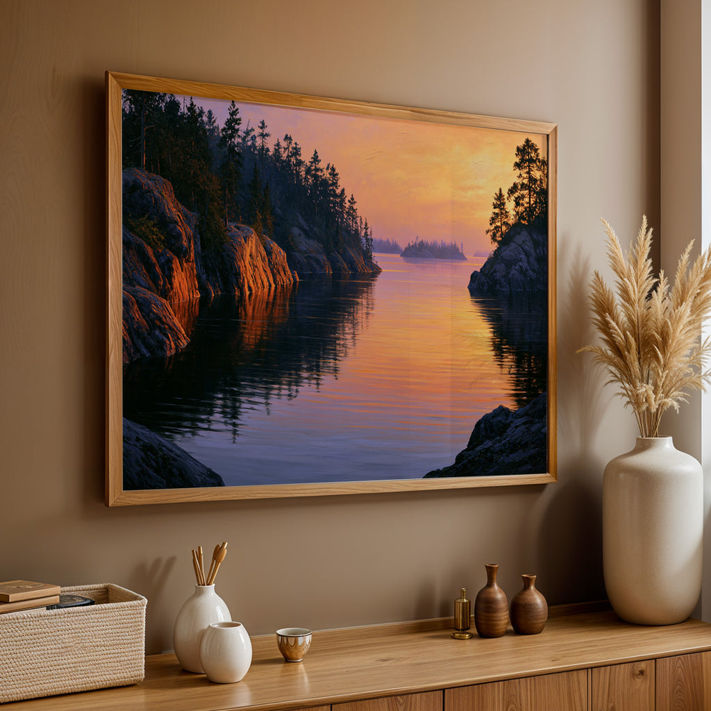 Voyageurs National Park Classical Oil Painting