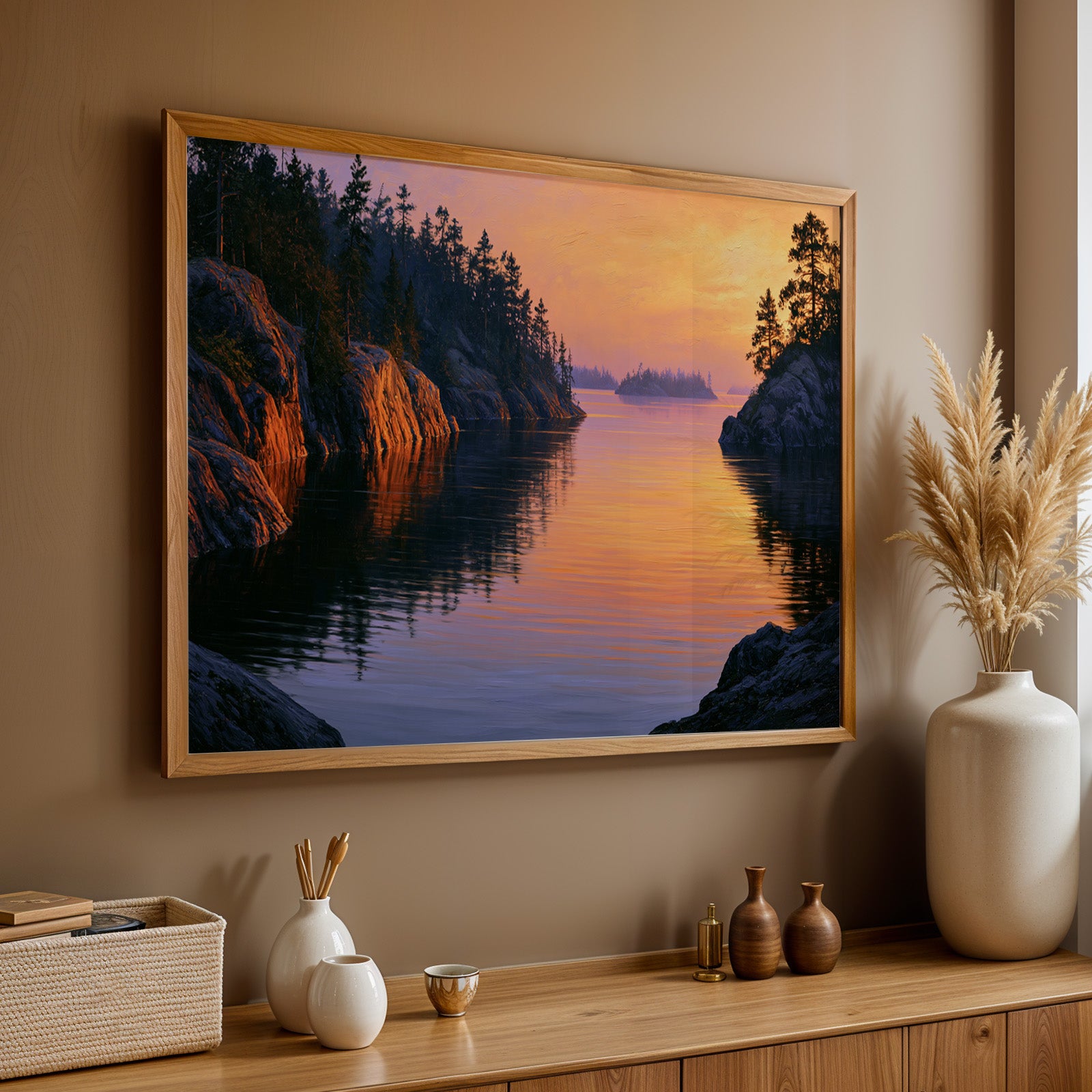 Voyageurs National Park Classical Oil Painting