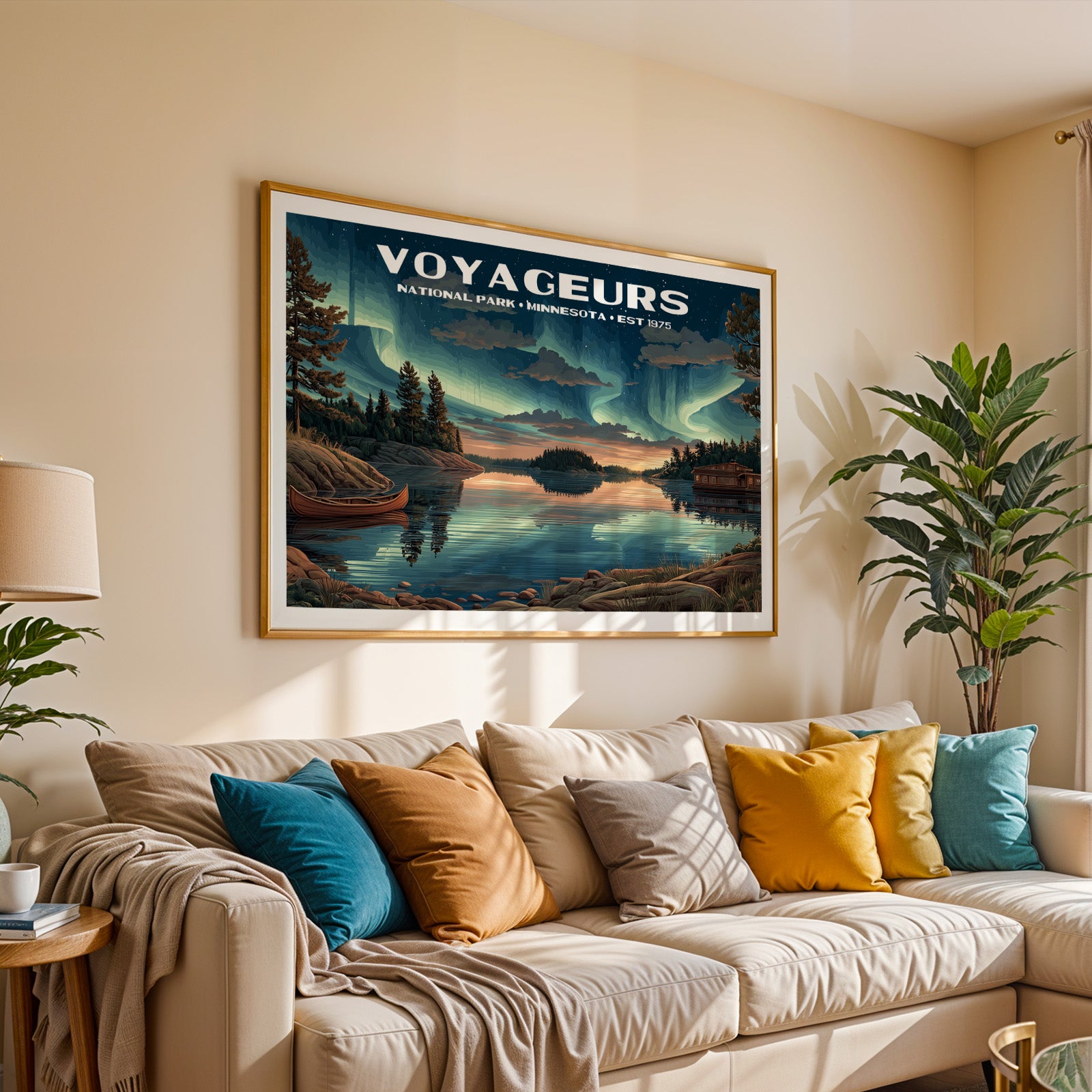 Voyageurs National Park Horizontal Vintage Art