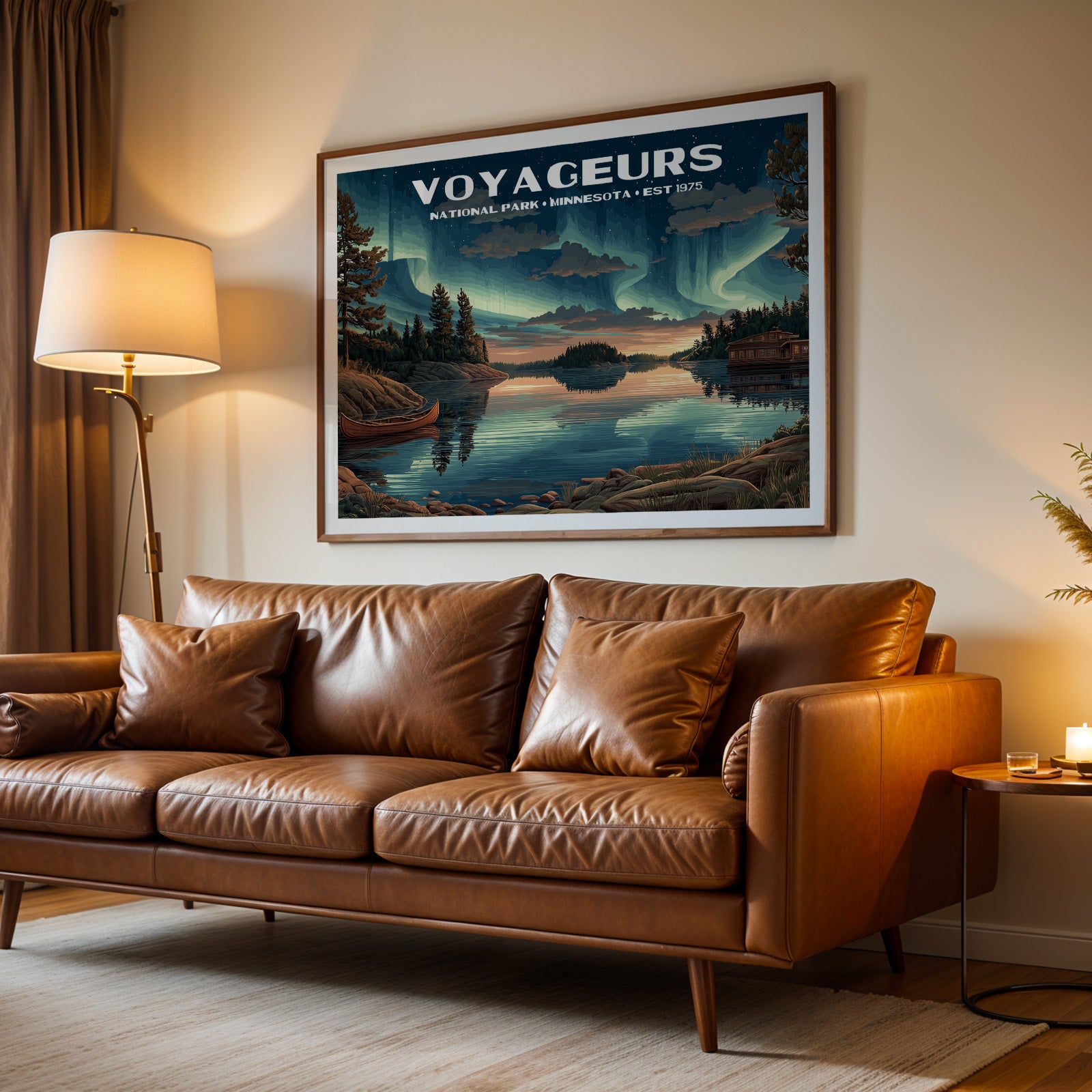 Voyageurs National Park Horizontal Vintage Art