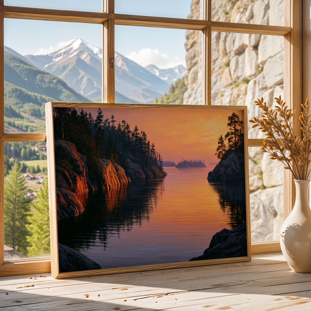 Voyageurs National Park Classical Oil Painting