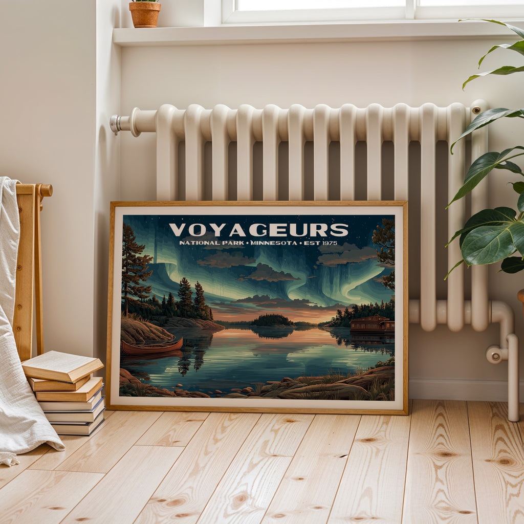 Voyageurs National Park Horizontal Vintage Art