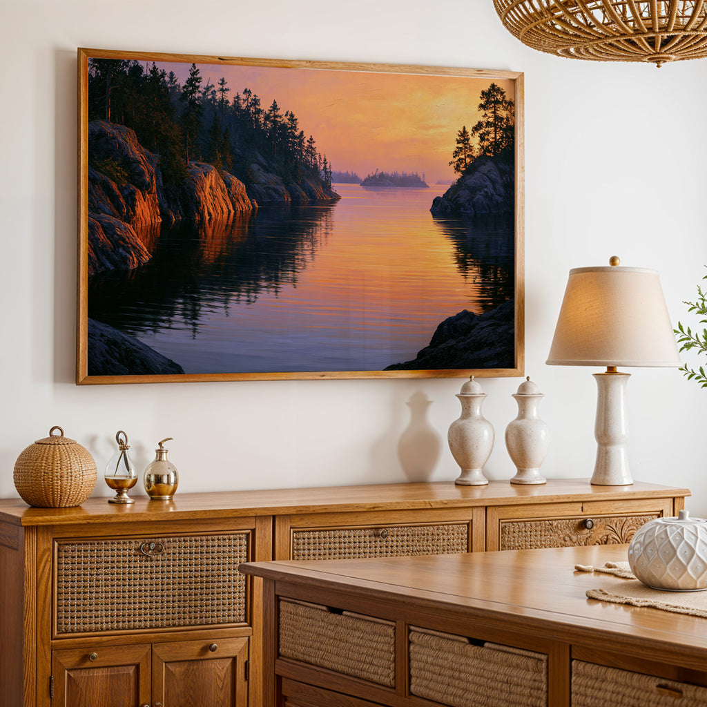 Voyageurs National Park Classical Oil Painting