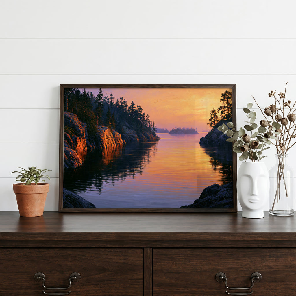 Voyageurs National Park Classical Oil Painting