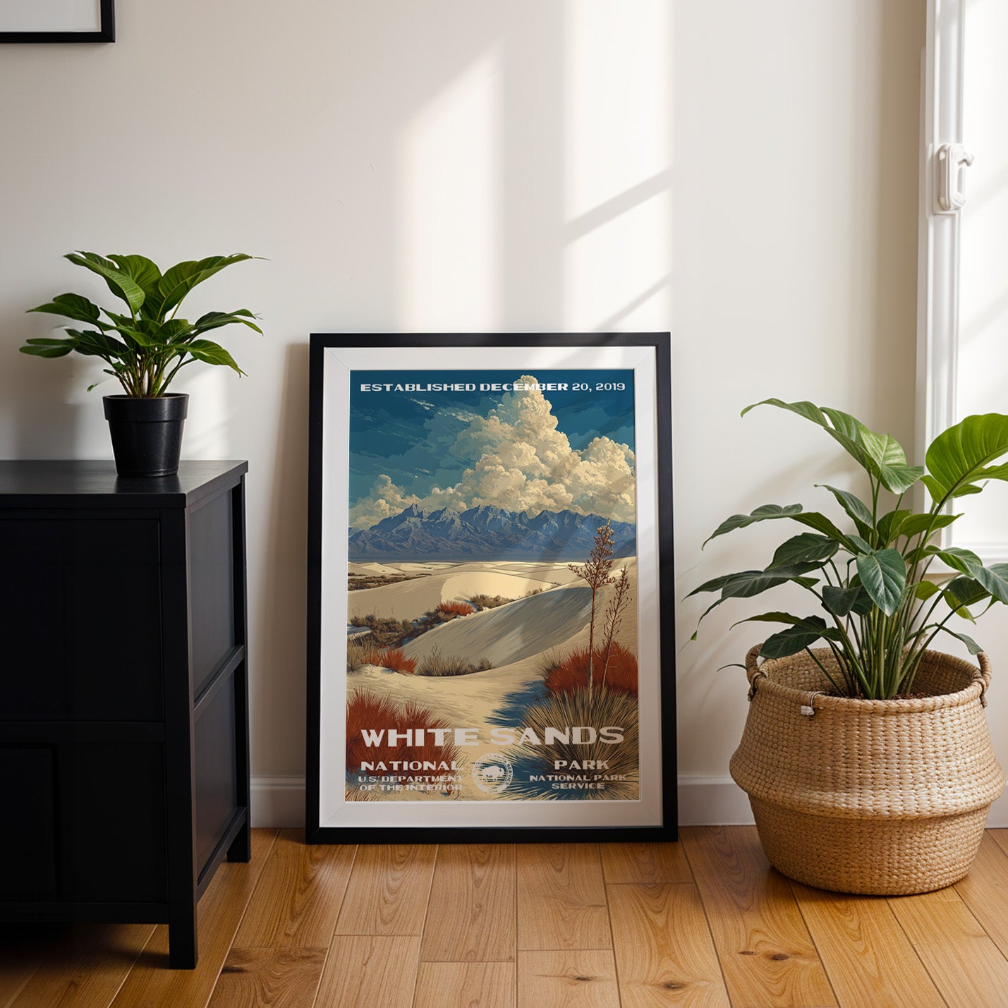 White Sands National Park Vintage WPA