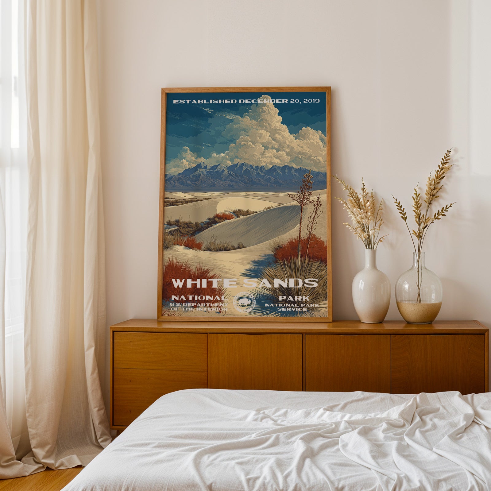 White Sands National Park Vintage WPA