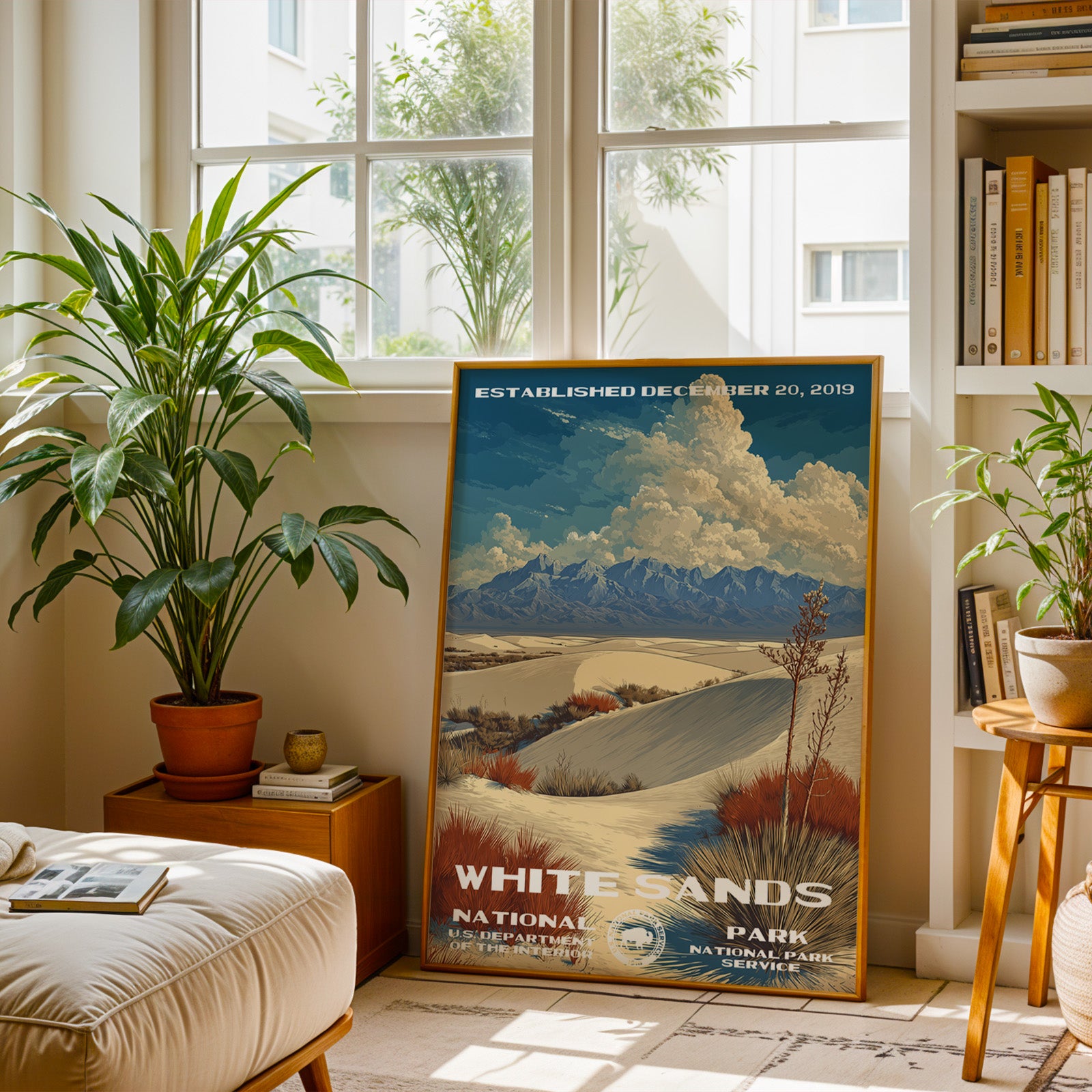 White Sands National Park Vintage WPA