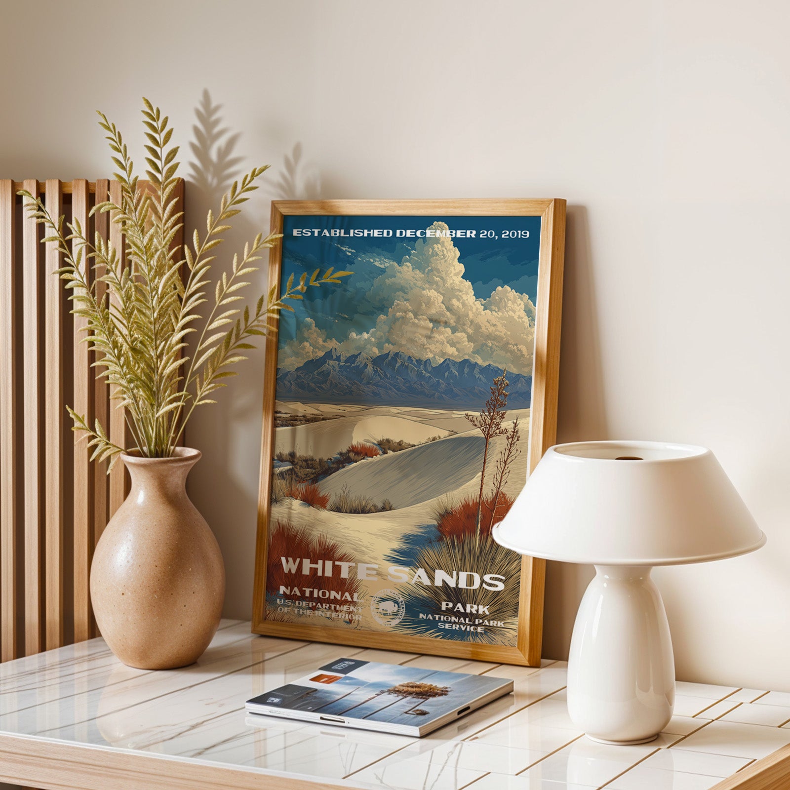 White Sands National Park Vintage WPA