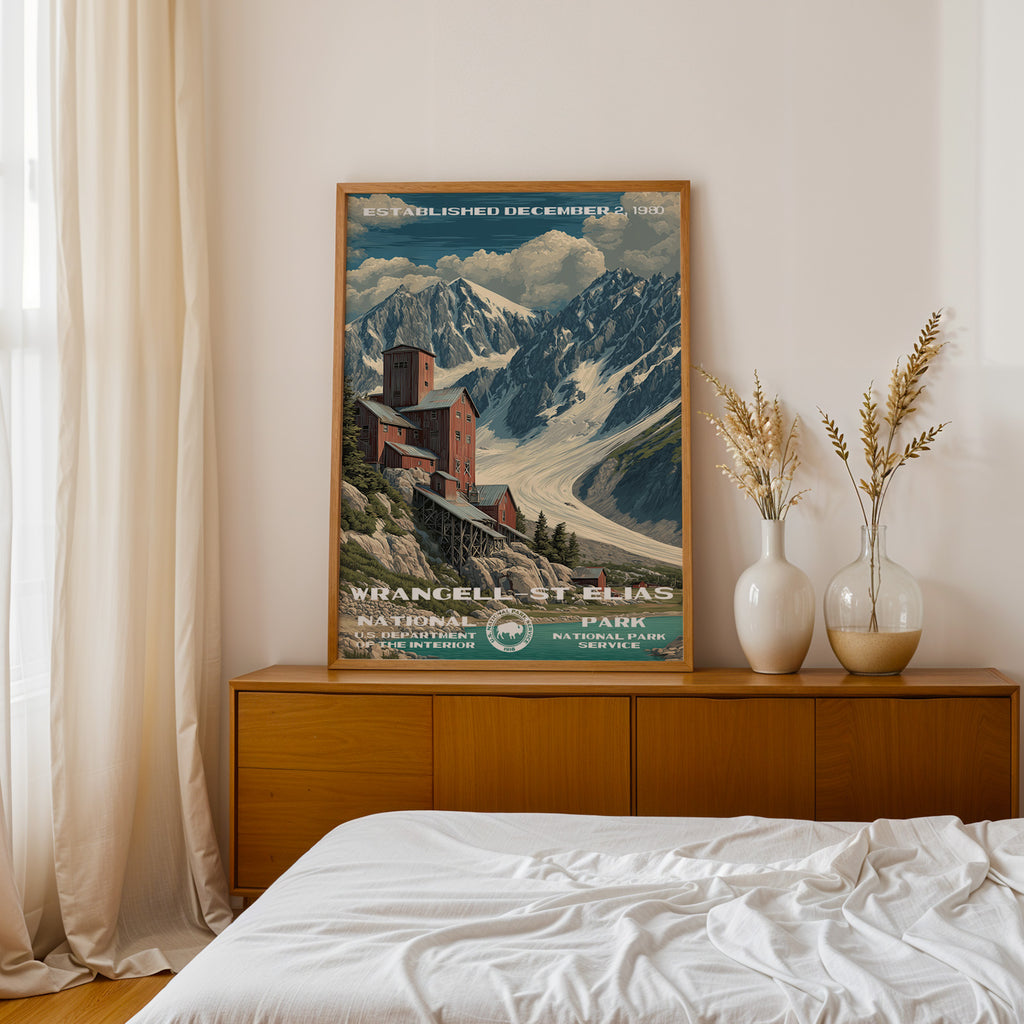 Wrangell–St. Elias National Park Vintage WPA