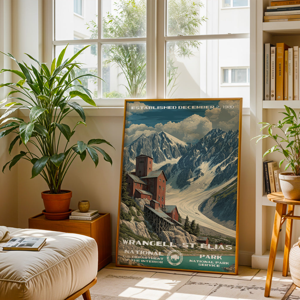 Wrangell–St. Elias National Park Vintage WPA