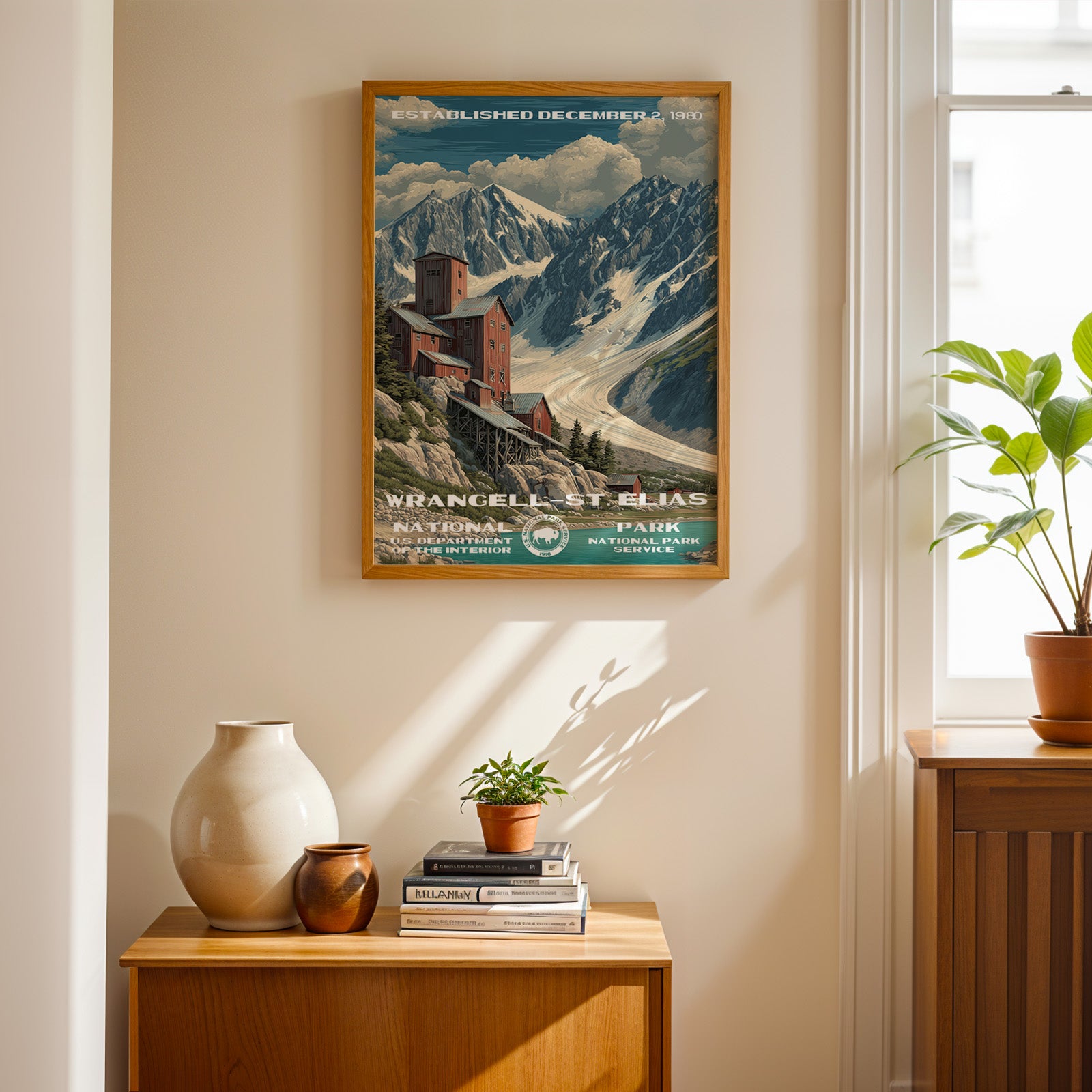 Wrangell–St. Elias National Park Vintage WPA