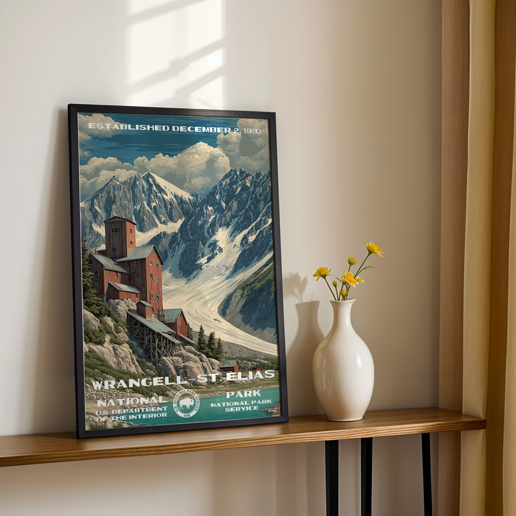 Wrangell–St. Elias National Park Vintage WPA