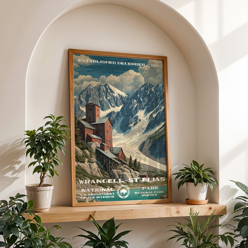 Wrangell–St. Elias National Park Vintage WPA