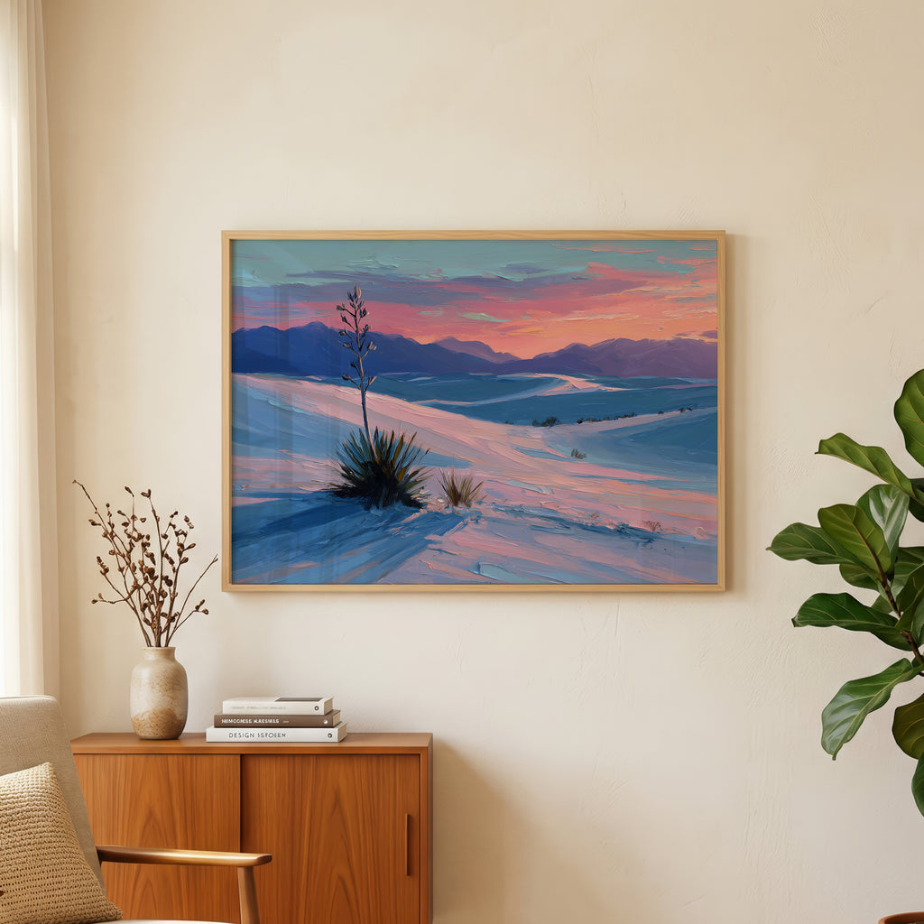 White Sands National Park Oil Painting