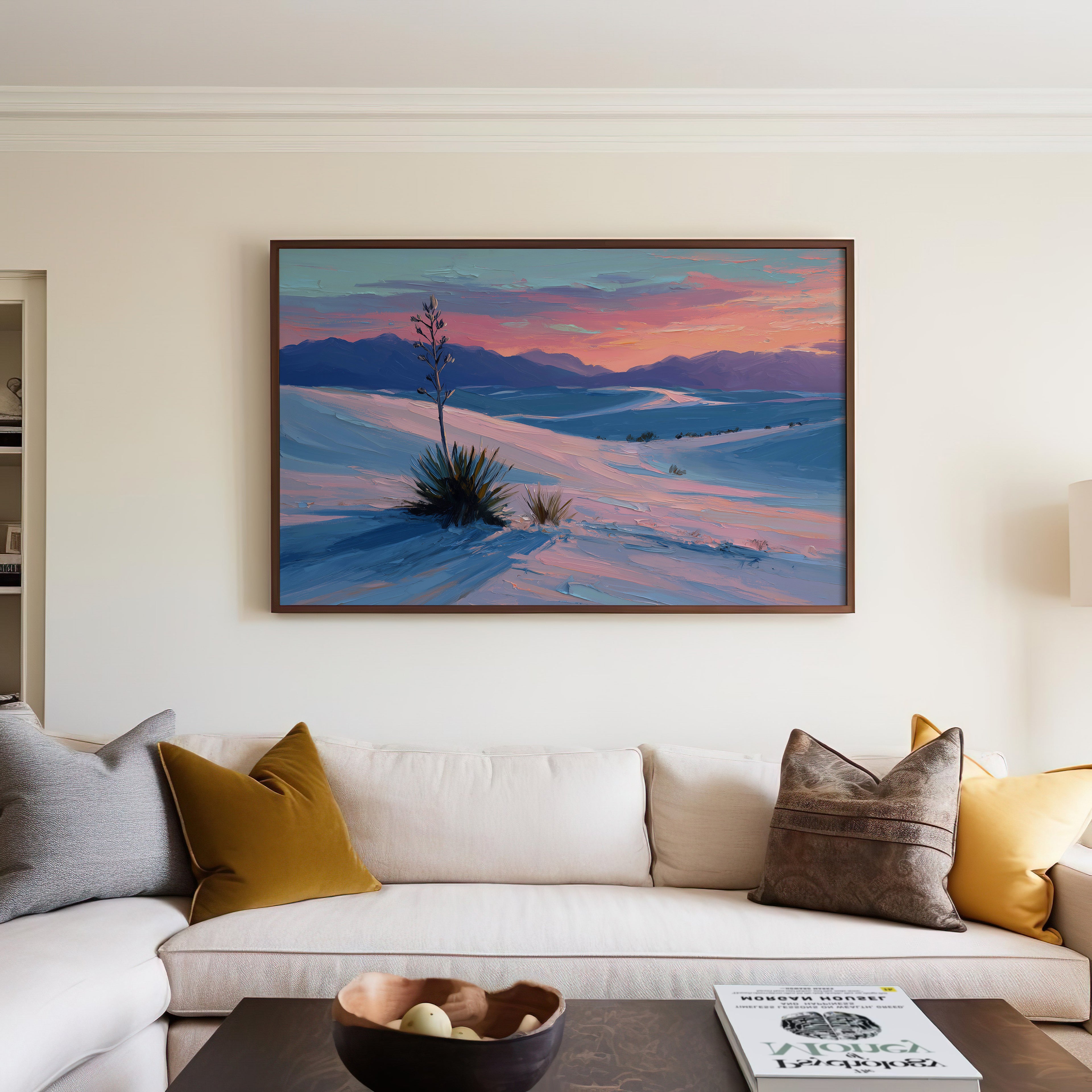 White Sands National Park Oil Painting