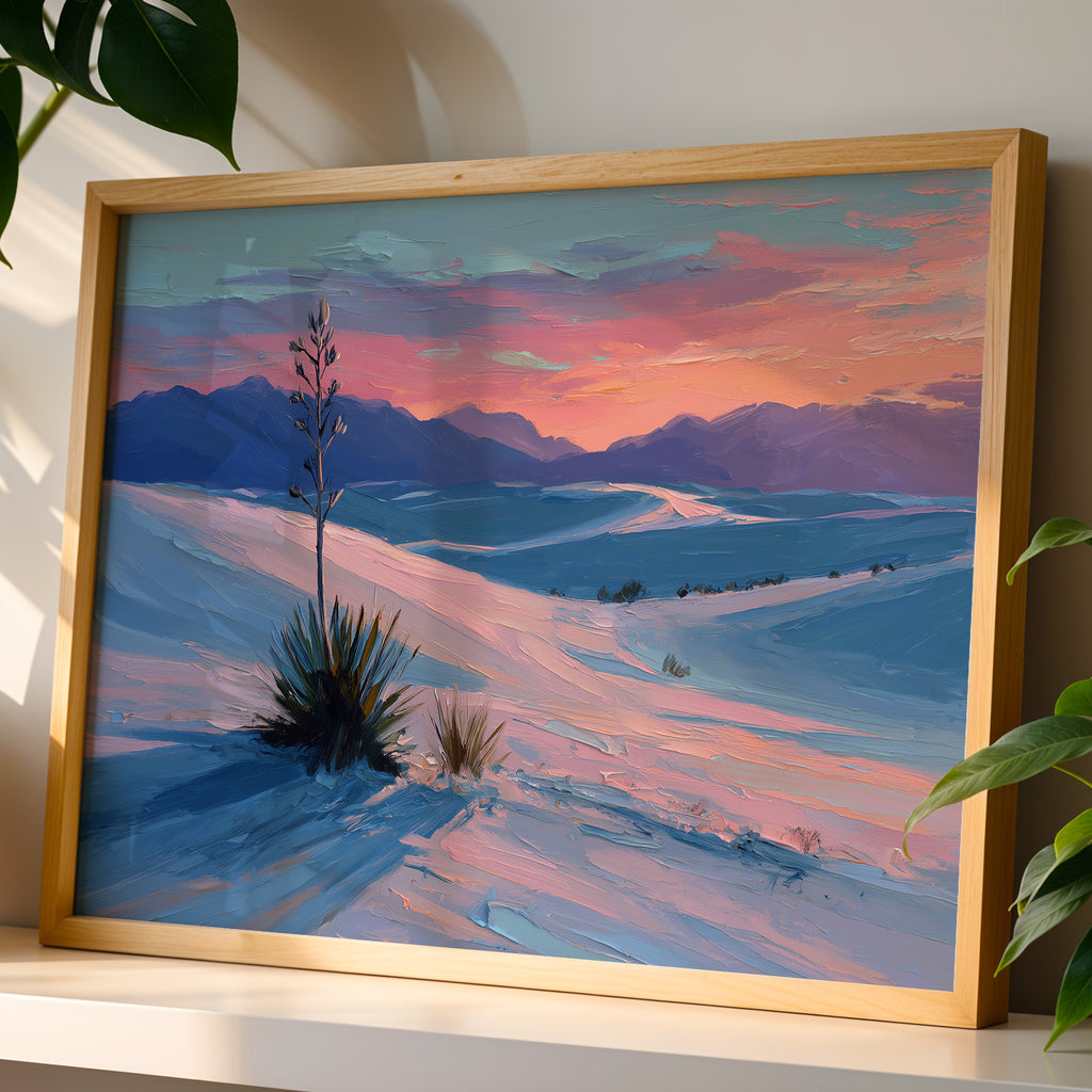 White Sands National Park Oil Painting