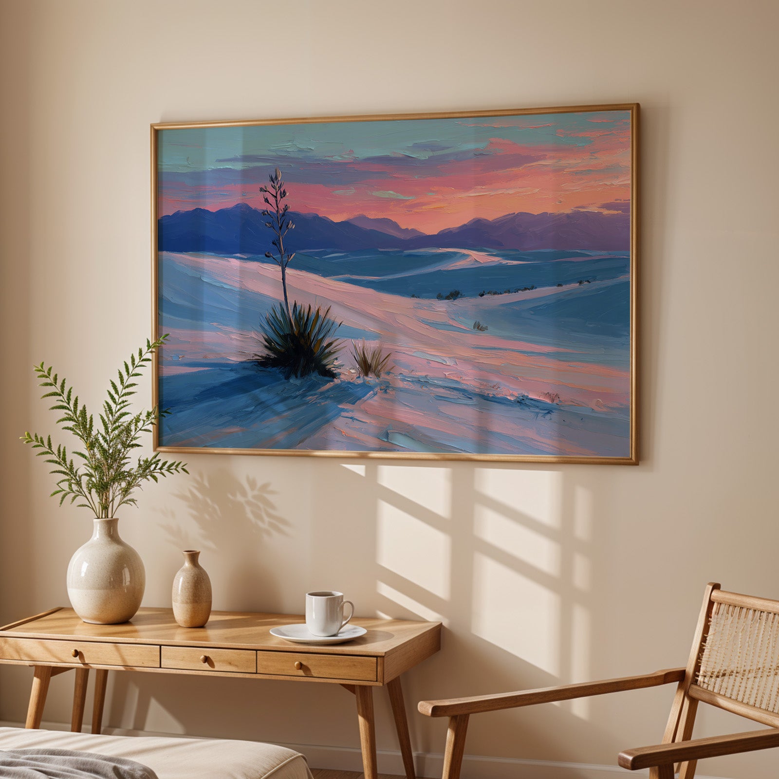 White Sands National Park Oil Painting