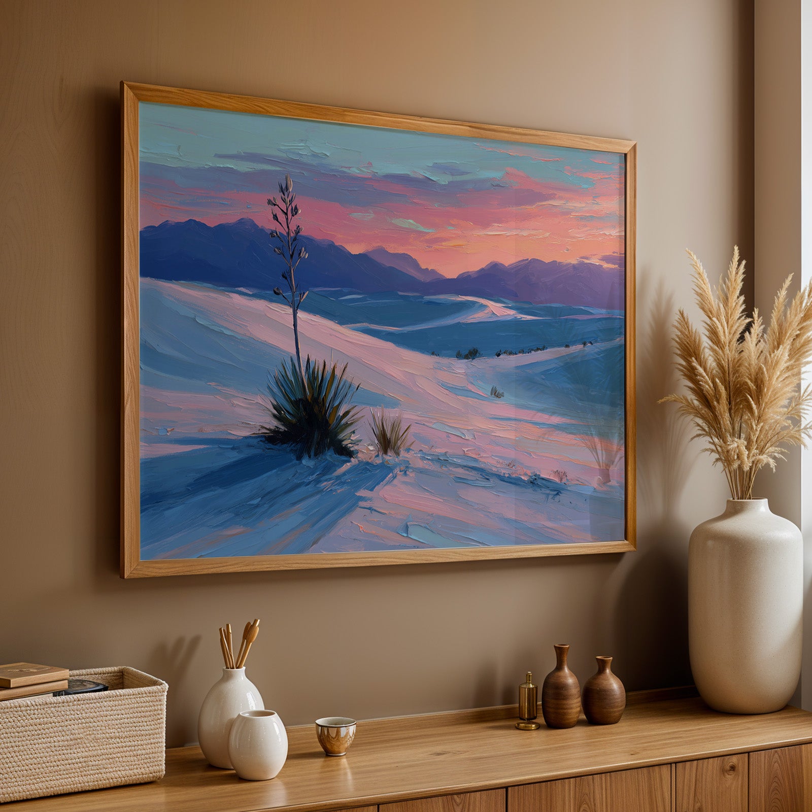 White Sands National Park Oil Painting