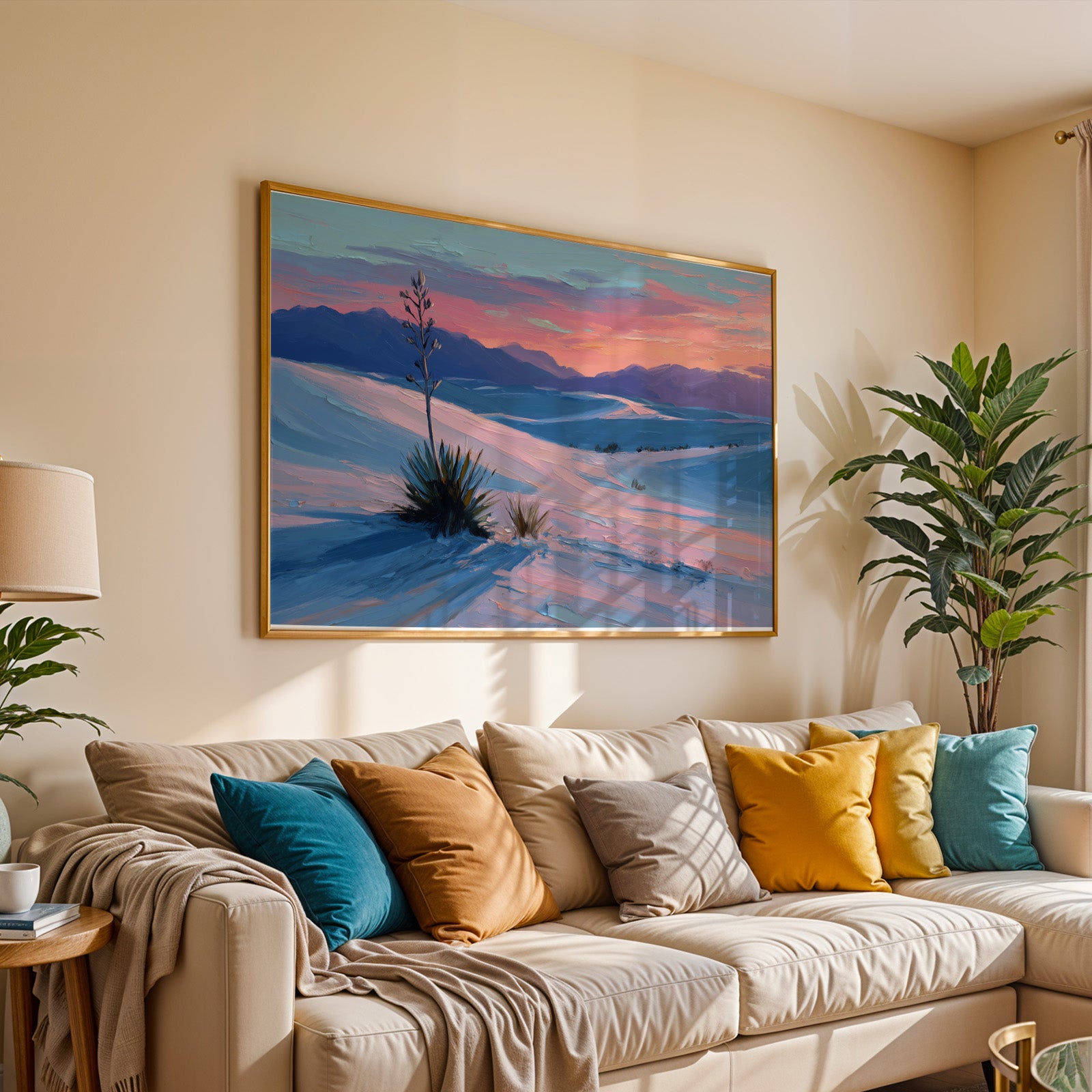 White Sands National Park Oil Painting