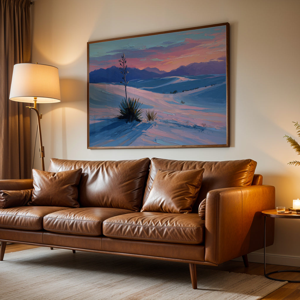 White Sands National Park Oil Painting