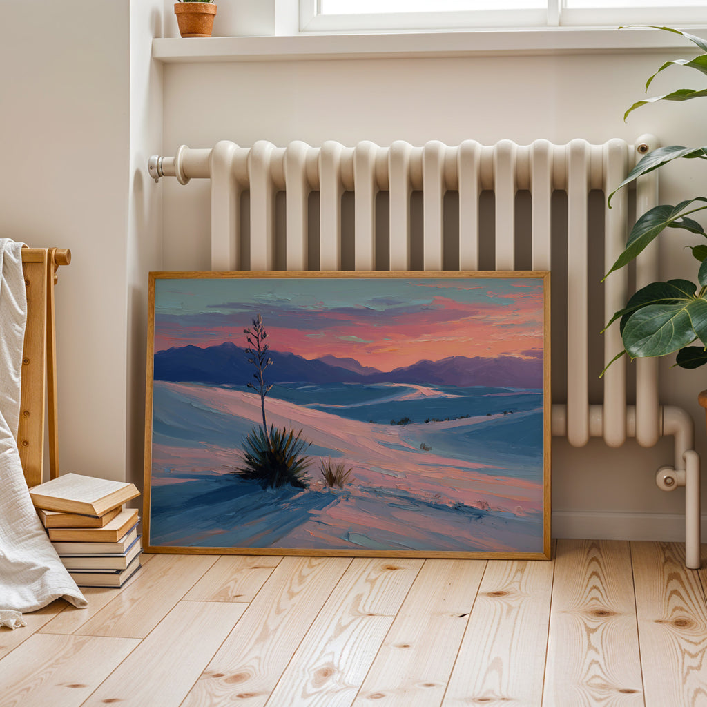 White Sands National Park Oil Painting