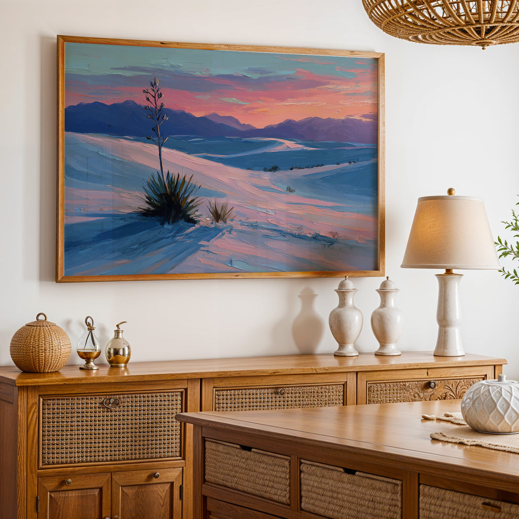 White Sands National Park Oil Painting