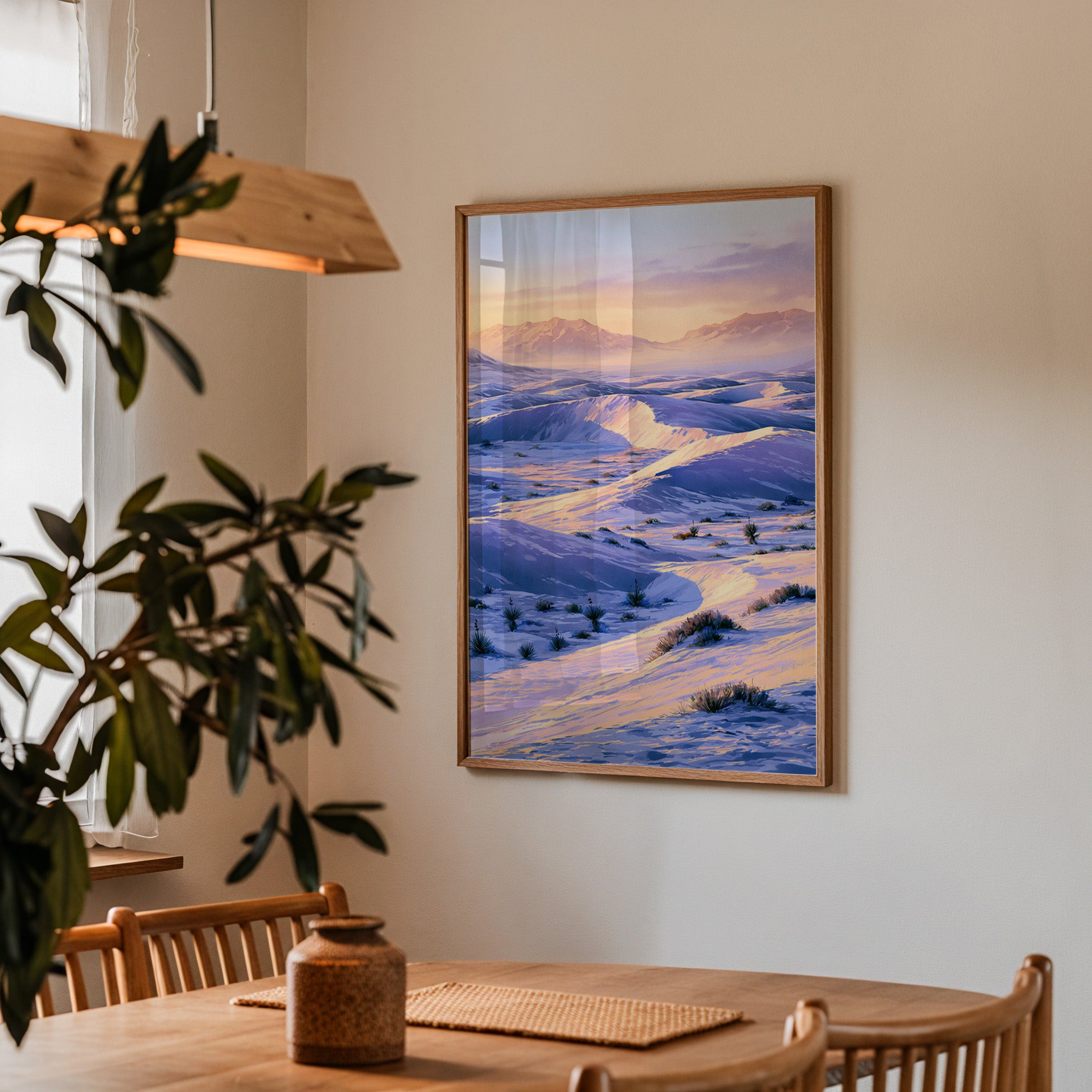 White Sands National Park Watercolor Art