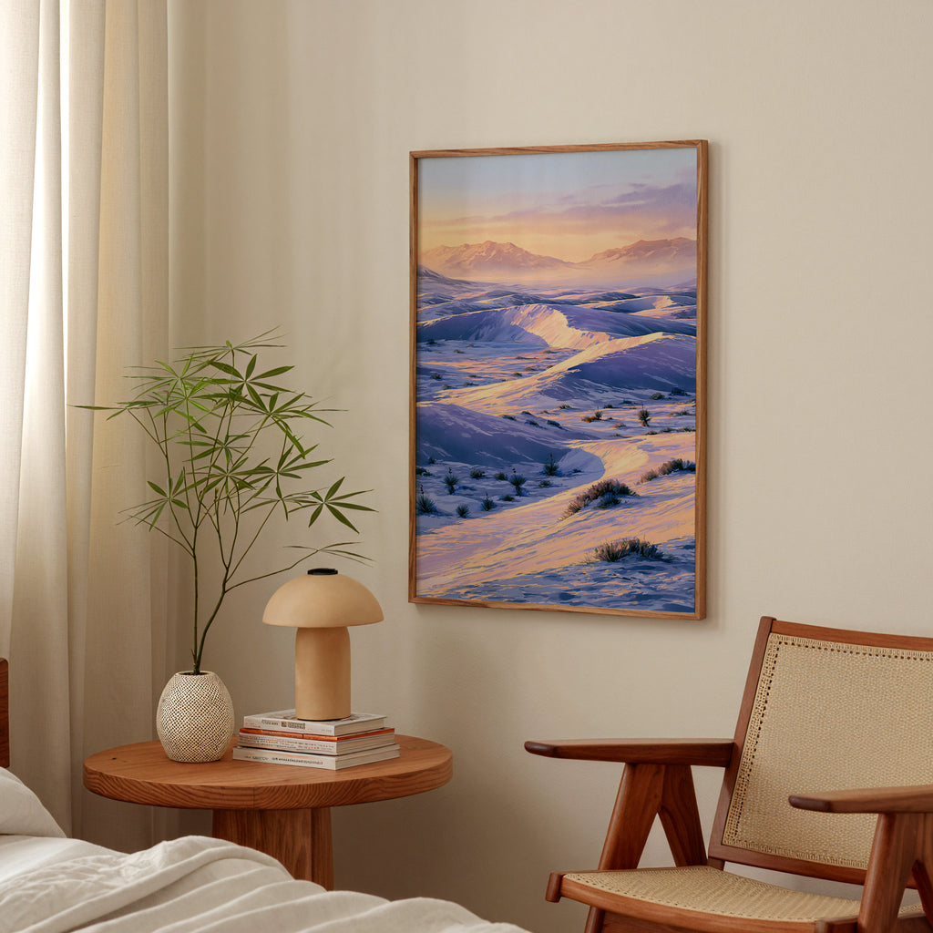White Sands National Park Watercolor Art