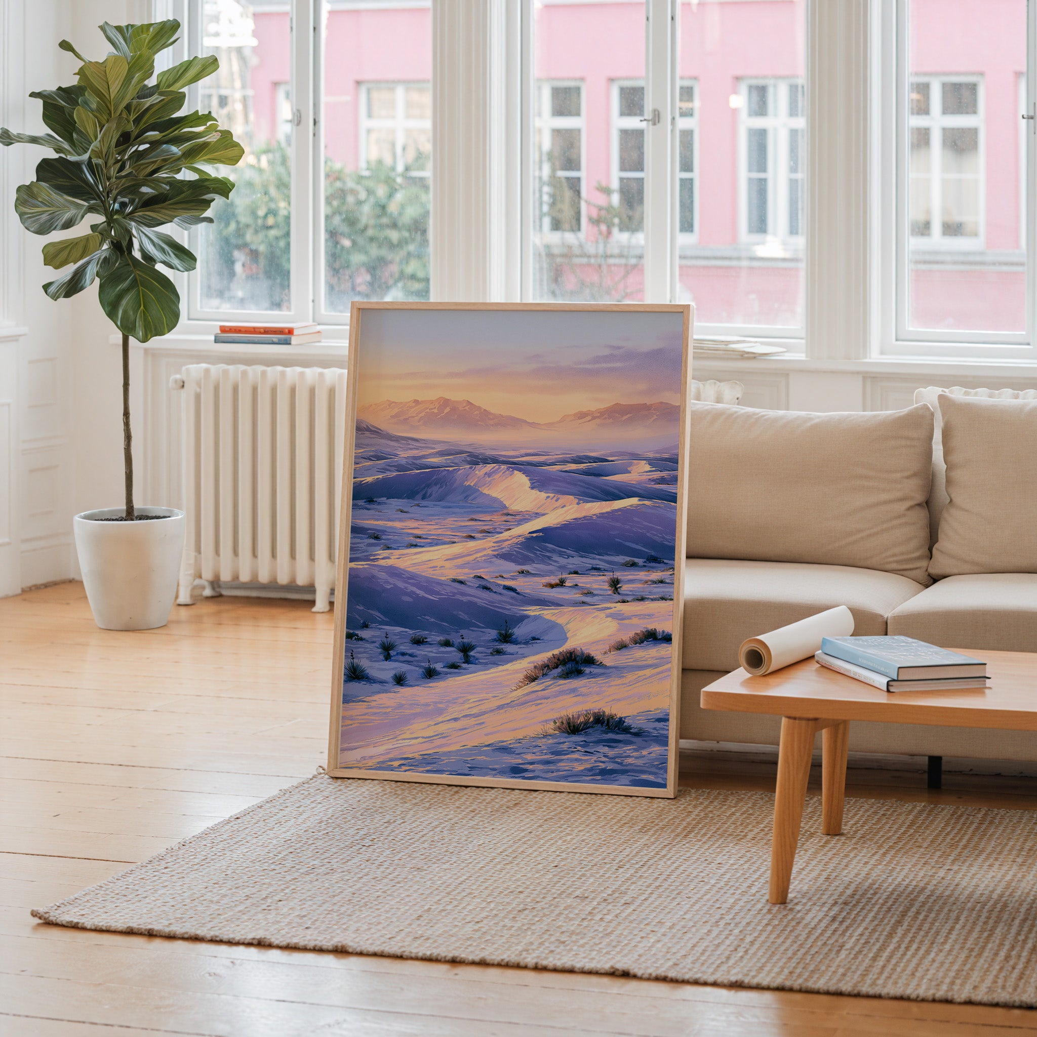White Sands National Park Watercolor Art