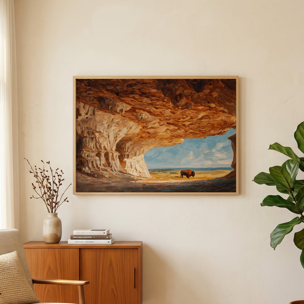 Wind Cave National Park Oil Painting