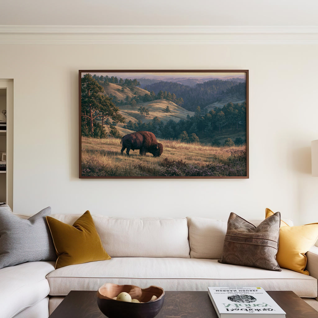 Wind Cave National Park Classical Oil Painting